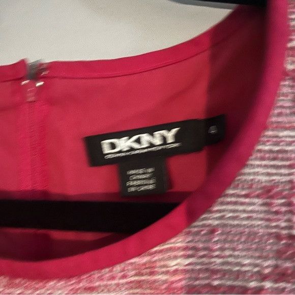 DKNY DKNY women’s tweed dress pink size 4 Size S / US 4 / IT 40 - 3 Thumbnail