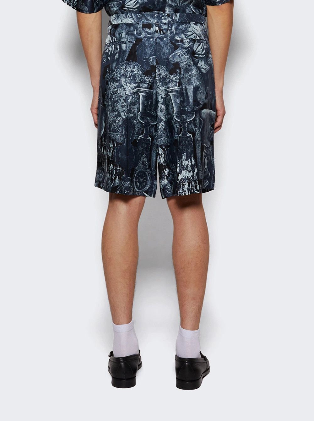 Givenchy o1mle0426 Bermuda Shorts in Blue Size US 34 / EU 50 - 4 Thumbnail