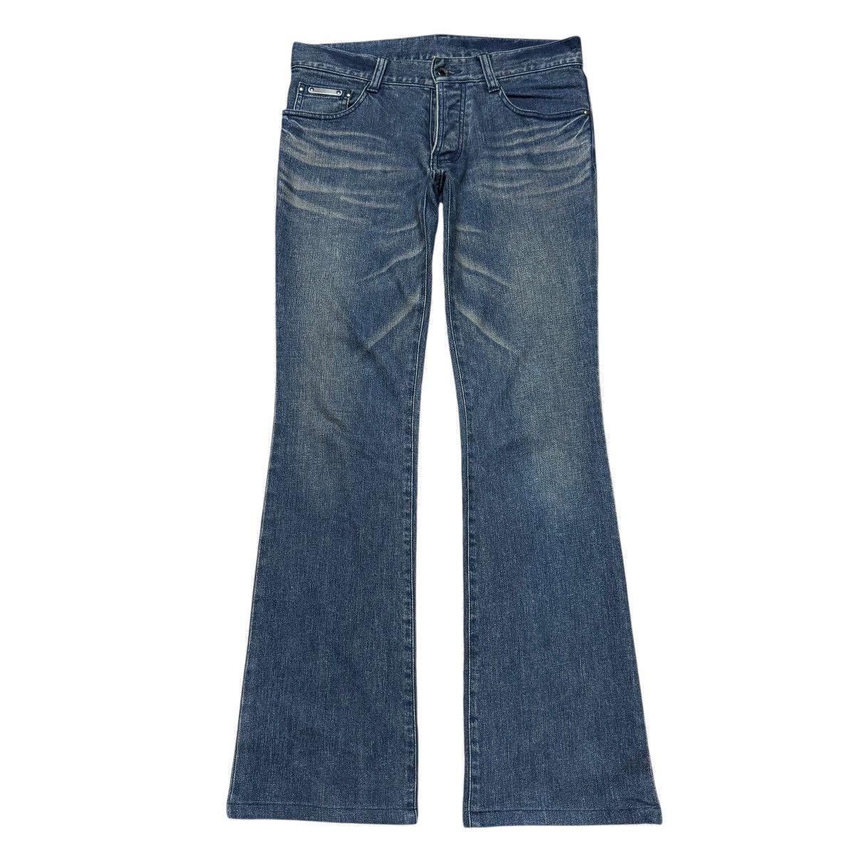 5351 POUR LES HOMMES 5351 Pour Les Hommes Denim Flare Jeans Hedi Slimane Size US 32 / EU 48 - 1 Thumbnail