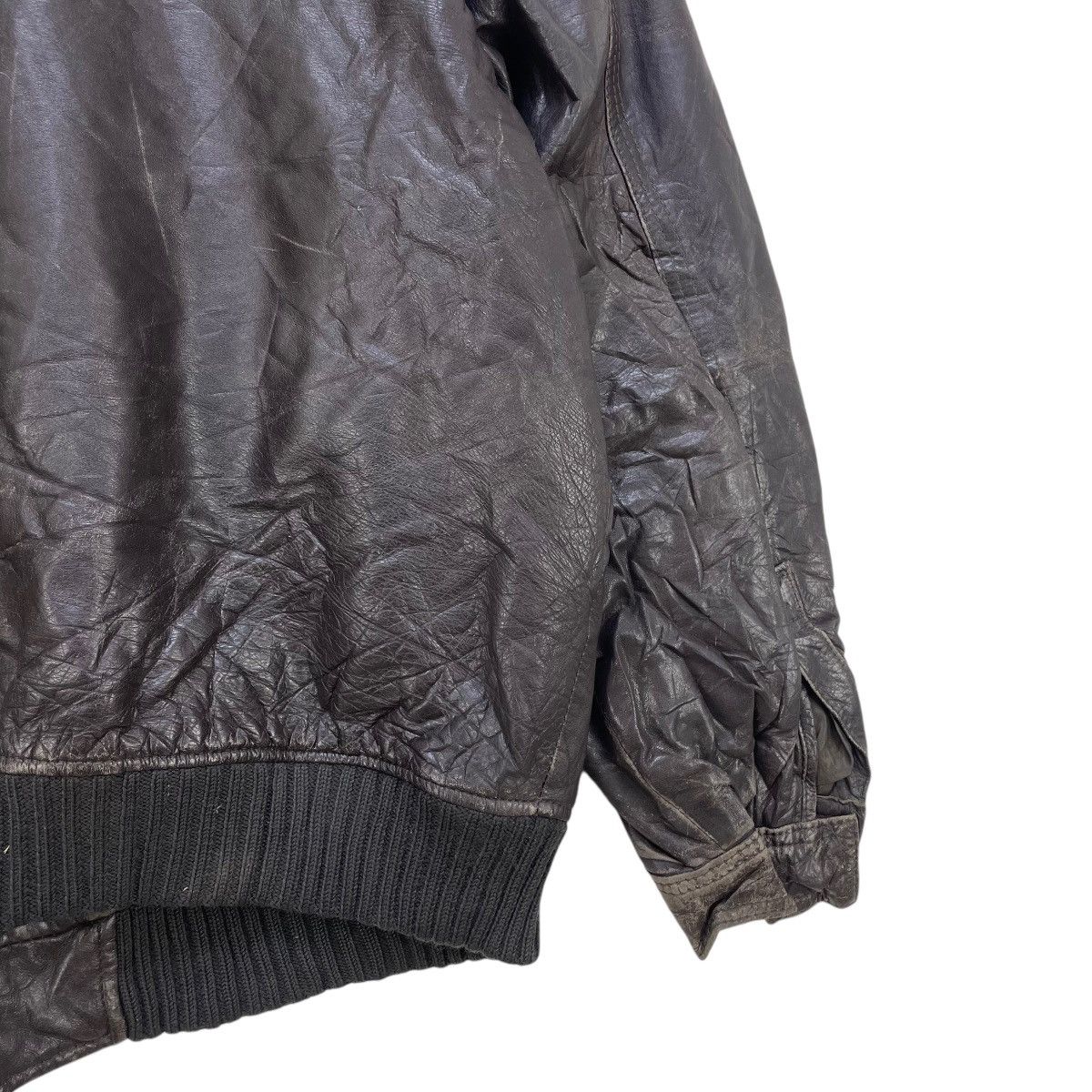 Sears 🗣️Vintage 90s Sears Leather Jacket Size US M / EU 48-50 / 2 - 9 Thumbnail