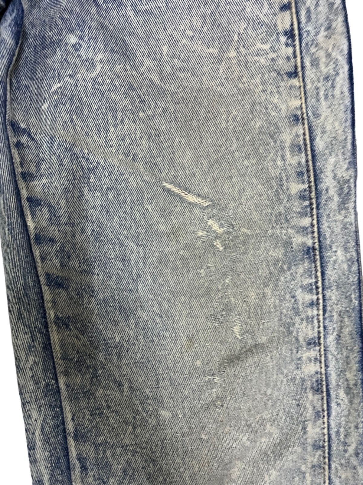 Vintage Vintage Coat of arms acid blue wash Style Jeans Size US 32 / EU 48 - 5 Thumbnail