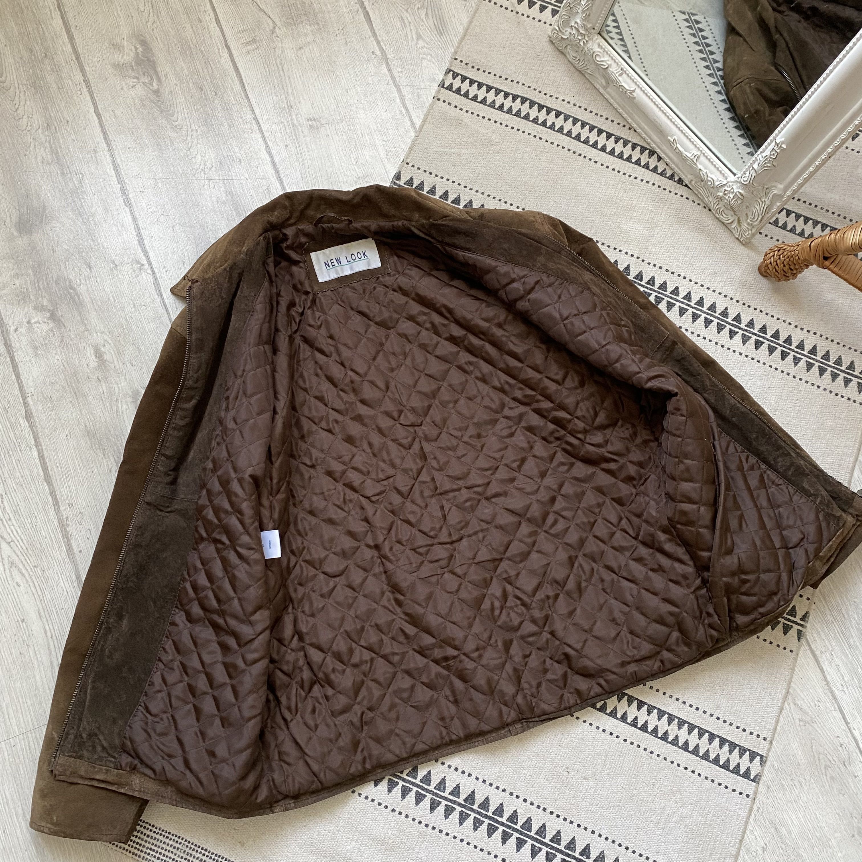 Genuine Leather Vintage 80-90s Faded Leather Brown jacket Genuine Suede Size US S / EU 44-46 / 1 - 8 Thumbnail