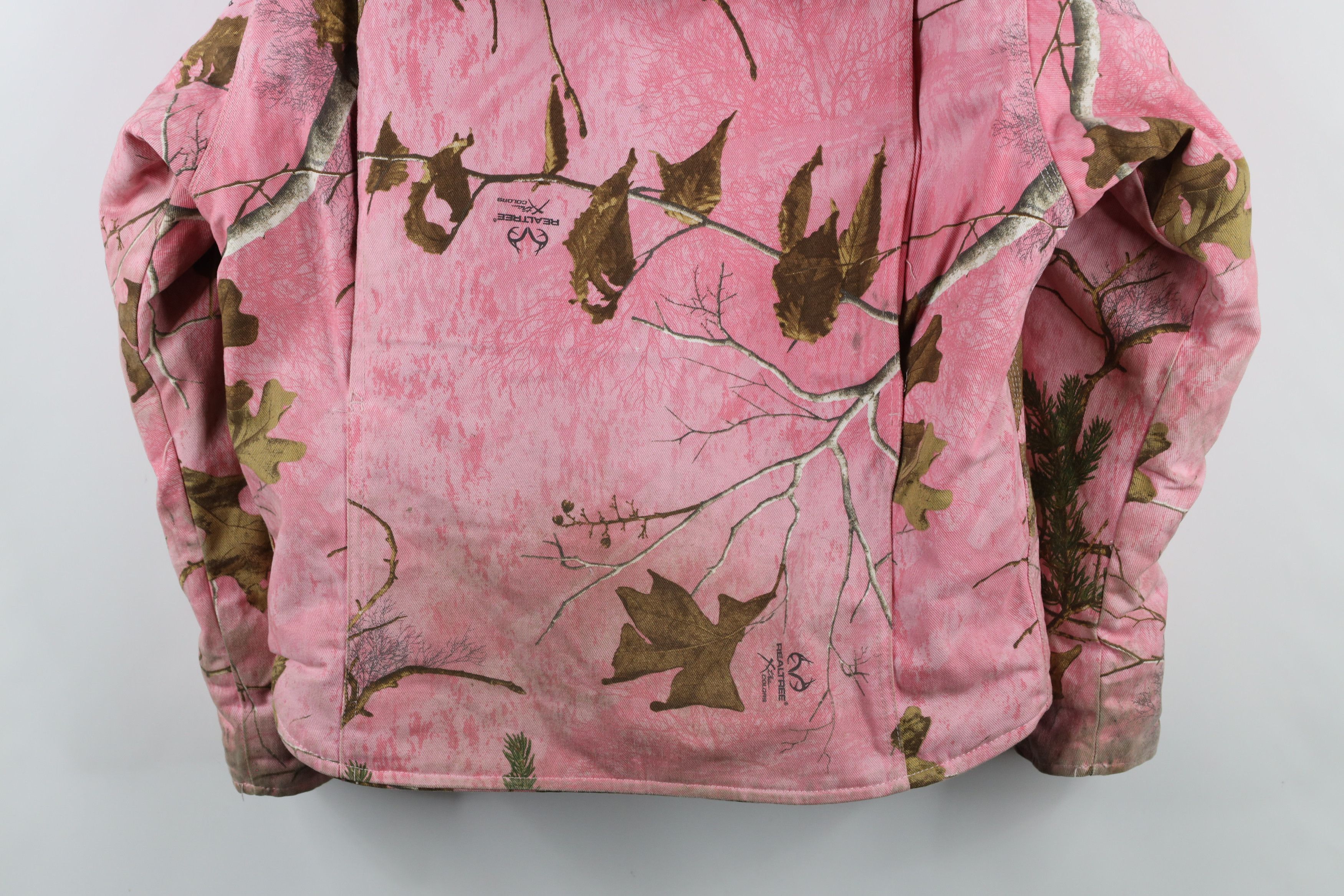 Vintage Vintage Streetwear Fleece Lined Pink Camouflage Jacket Size S / US 4 / IT 40 - 19 Thumbnail