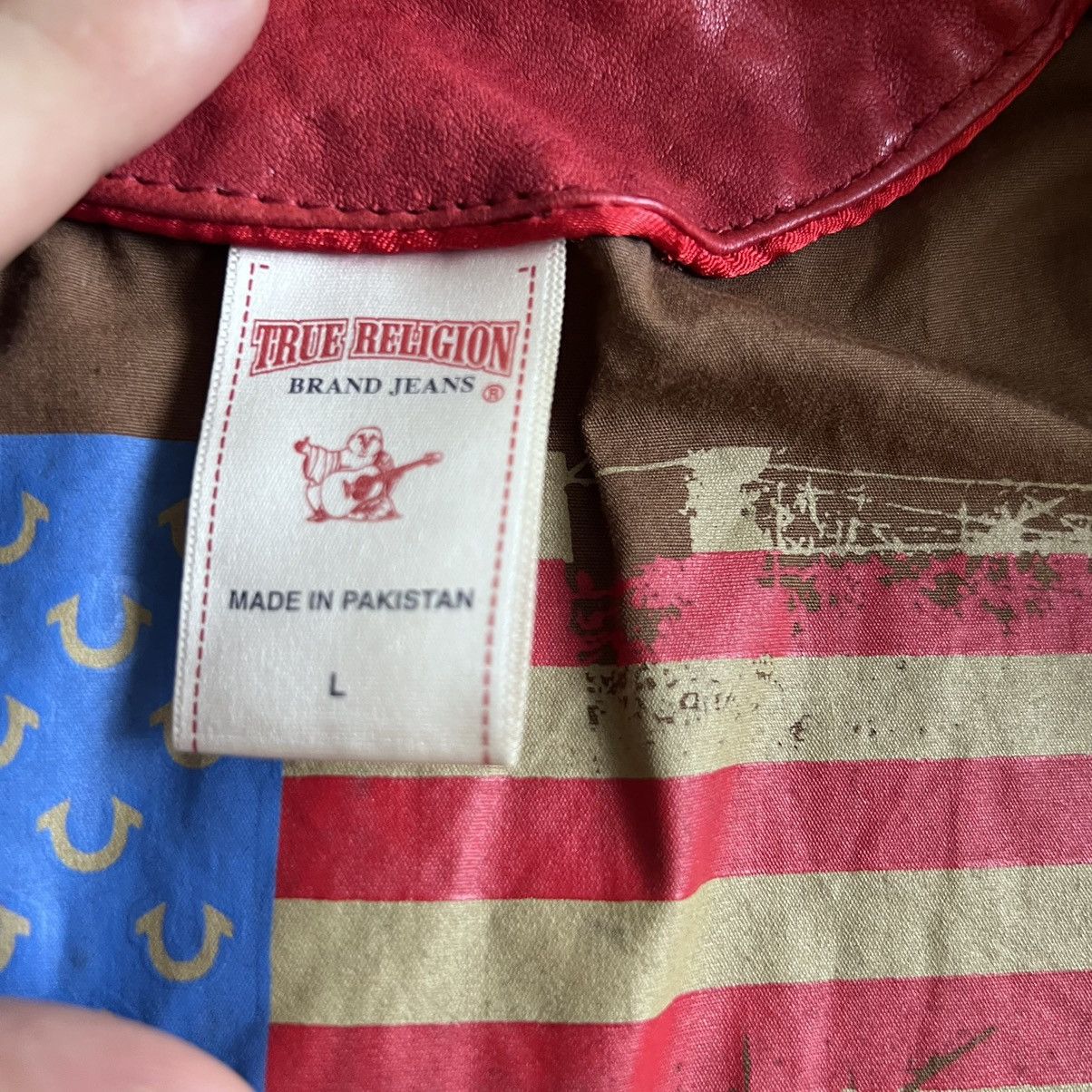 True Religion × Vintage True Religion womens Leather Jacket Size L / US 10 / IT 46 - 8 Thumbnail