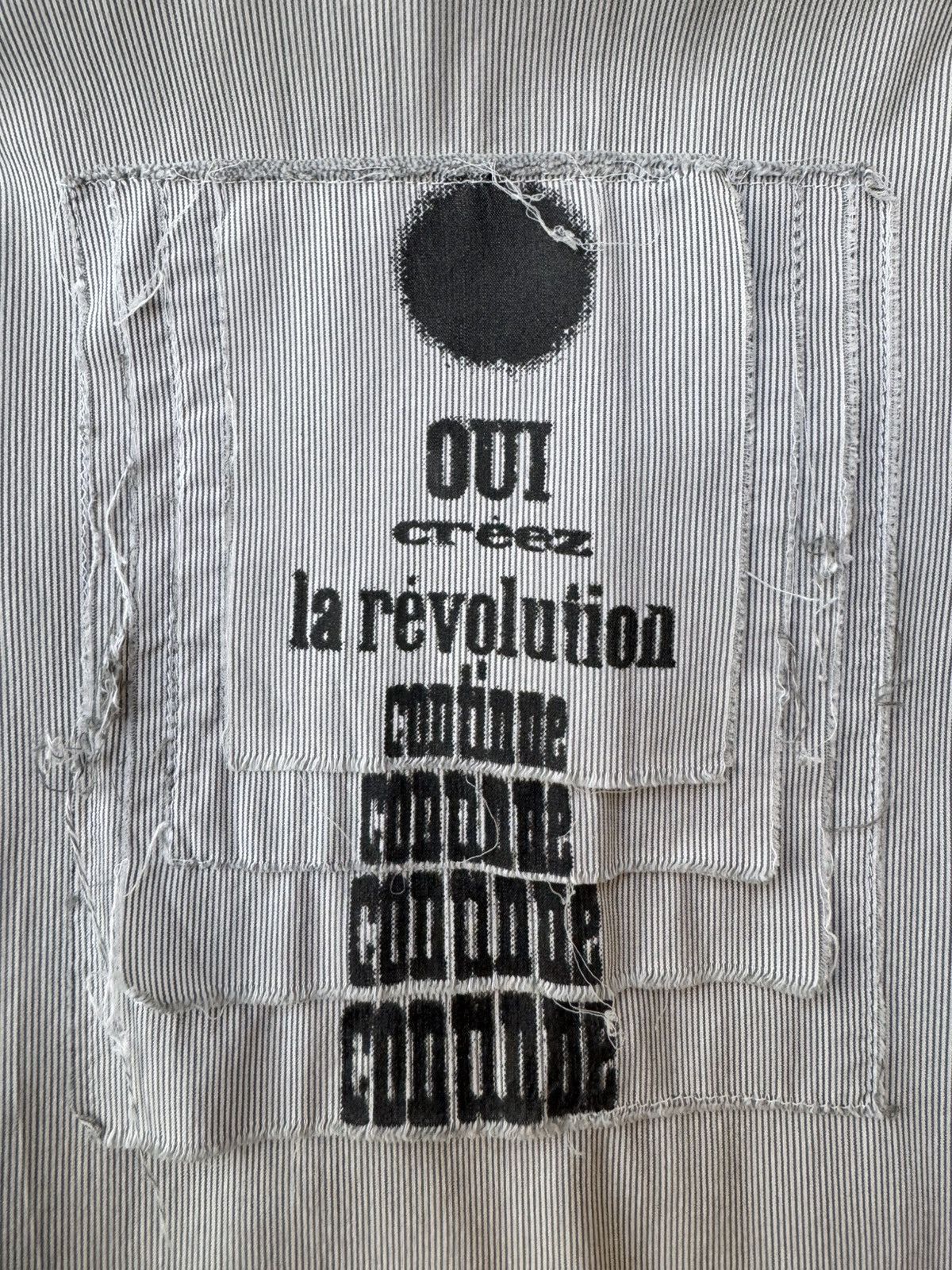 Raf Simons Raf Simons SS02 "OUI, créez, la révolution continue" Shirt Size US M / EU 48-50 / 2 - 4 Thumbnail