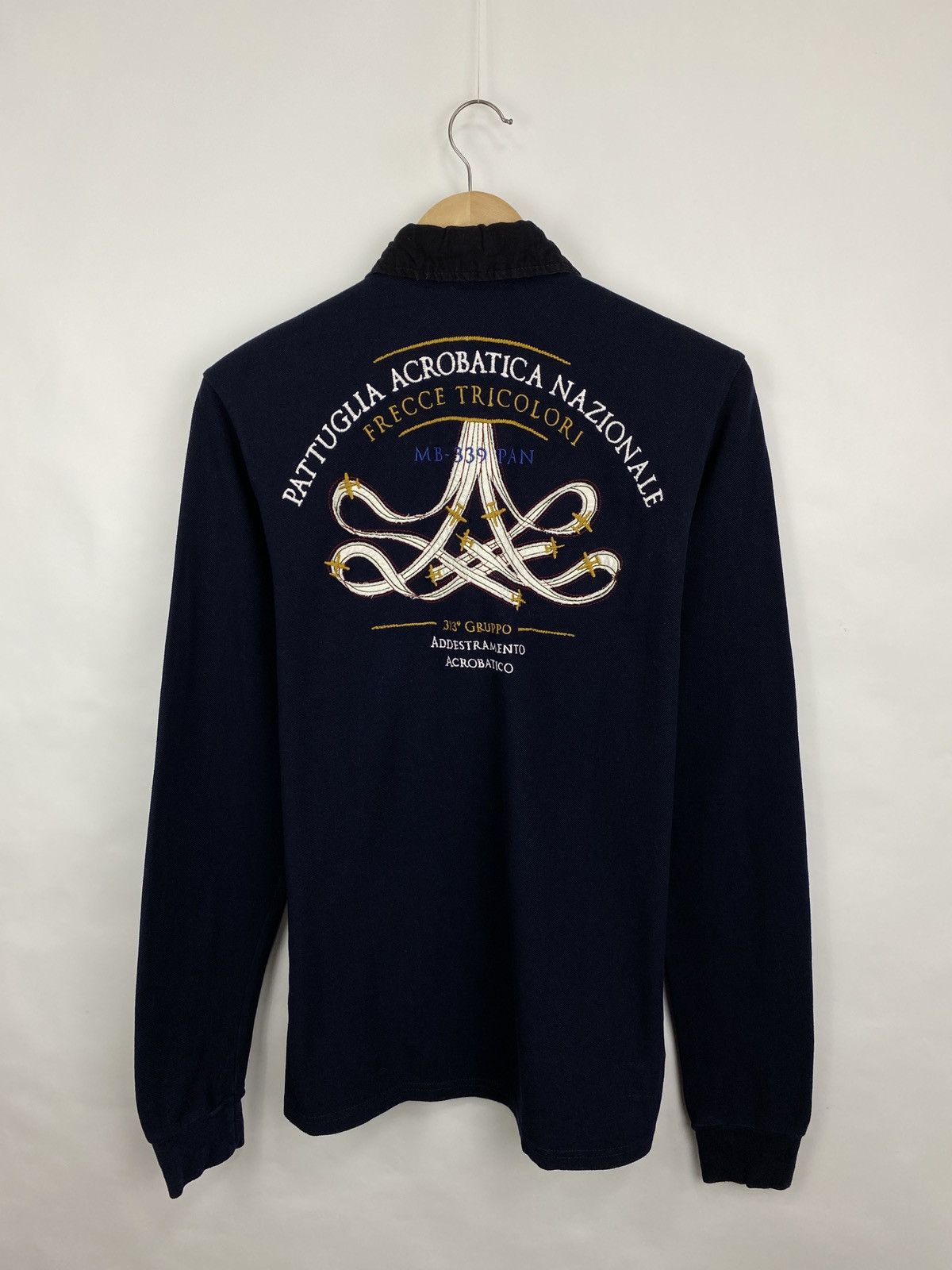 🇺🇸 Vintage Aeronautica Militare Aviation Long Sleeve Y2K