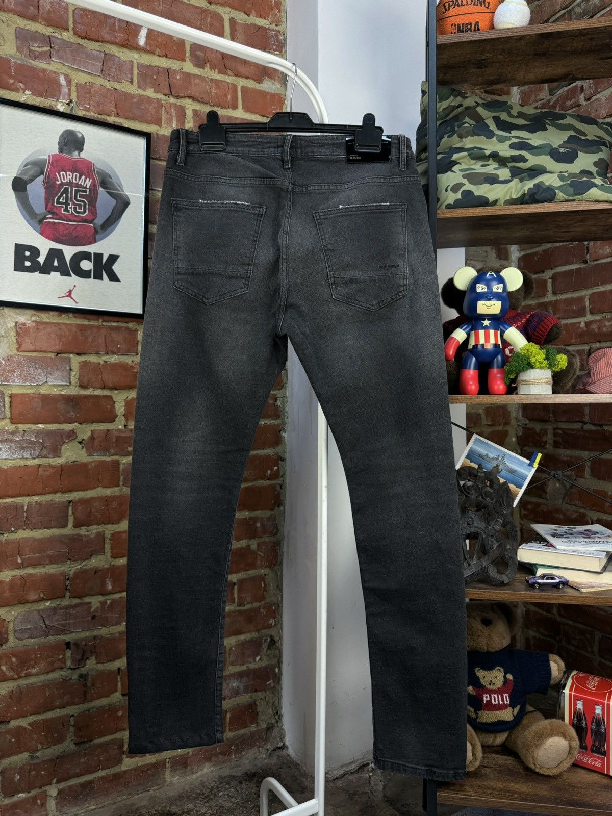 Other Elias Rumelis Dave Comfort Intense Black Jeans Size US 33 - 2 Thumbnail