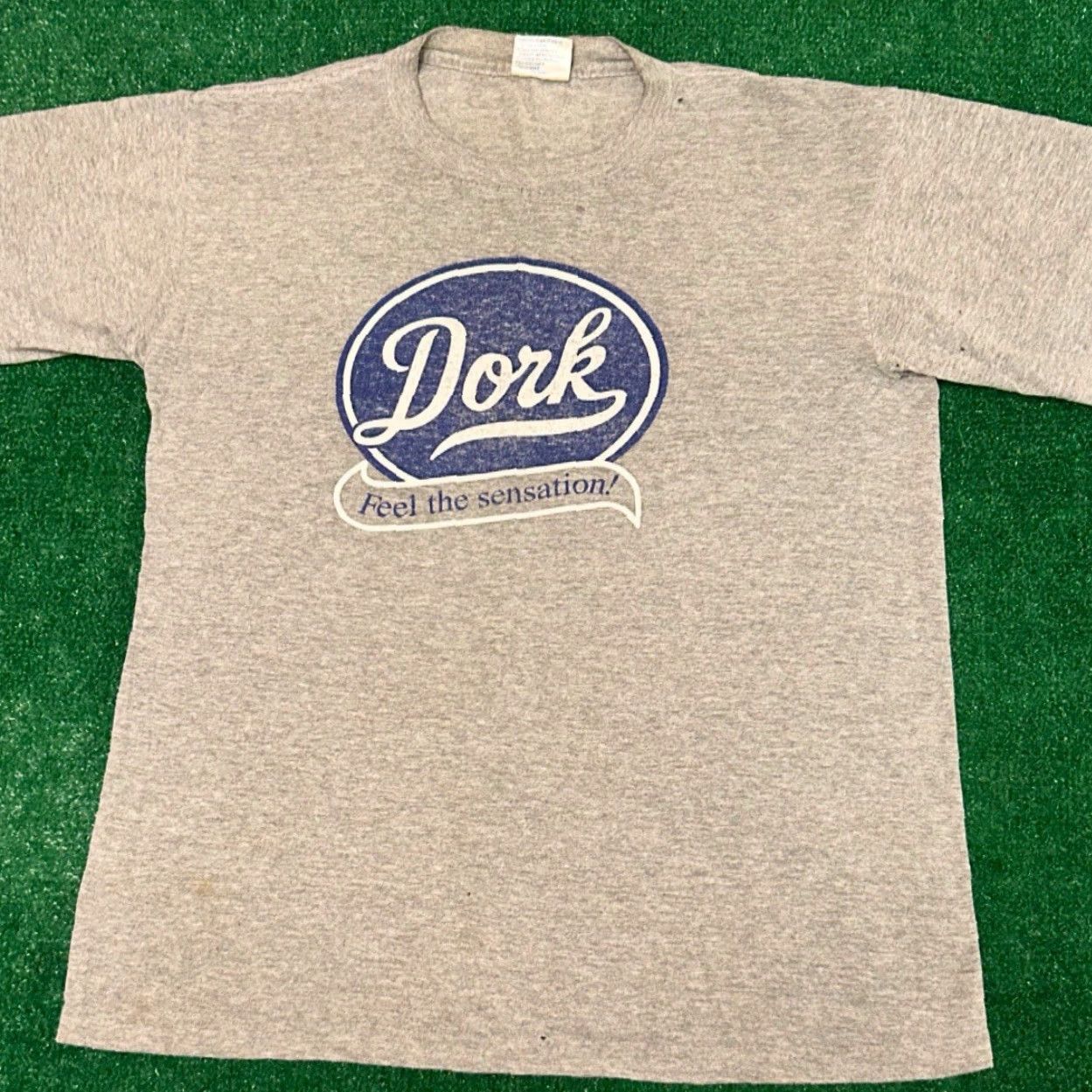 Vintage VINTAGE 90s Dork Skater Parody Spoof York Skate Tee VTG Humor Shirt Mens M Gray Short Sleeve T-Shirt Size US M / EU 48-50 / 2 - 4 Thumbnail