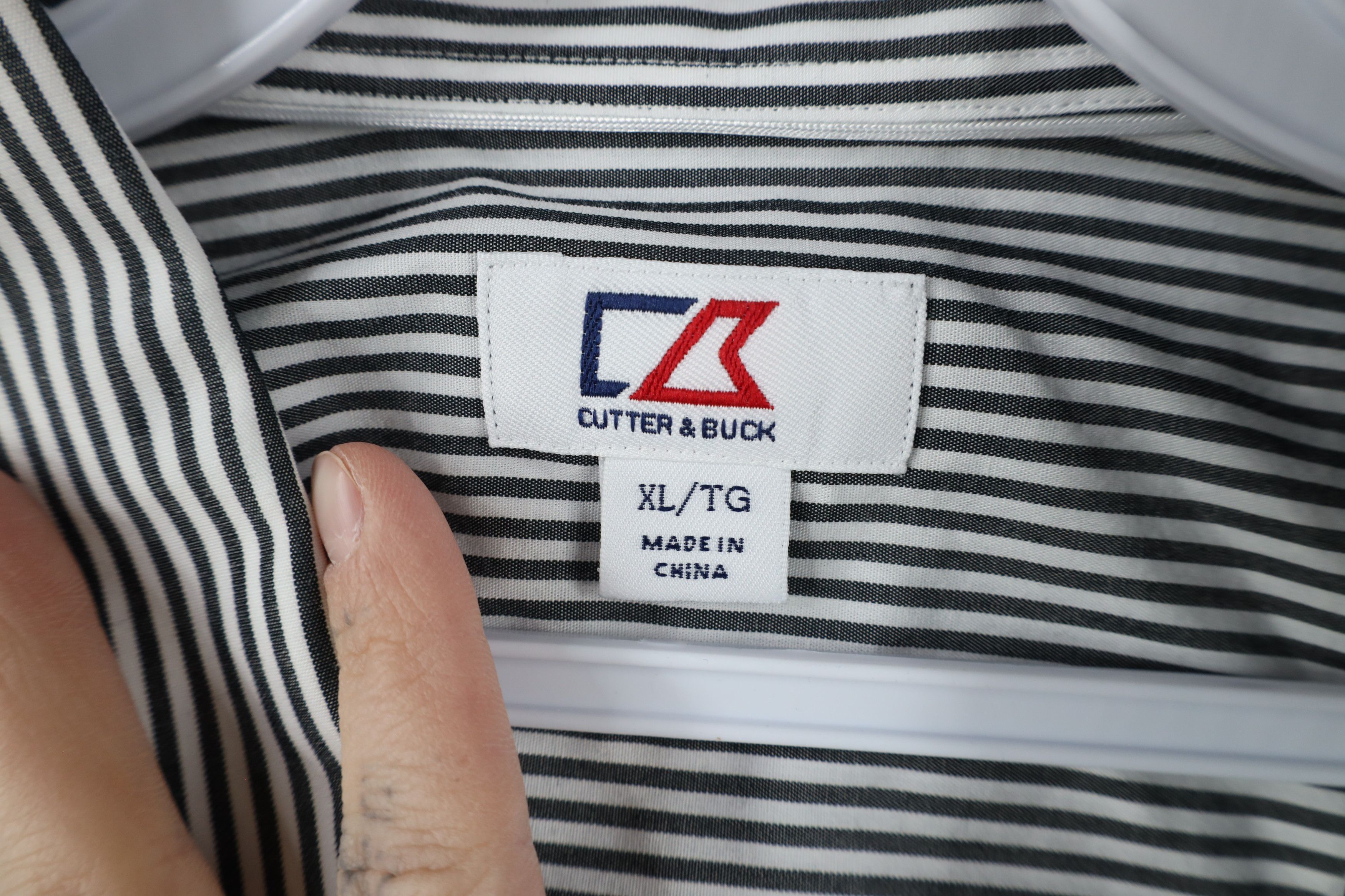 Vintage Vintage Ohio State University Striped Button Down Shirt Size US XL / EU 56 / 4 - 7 Thumbnail