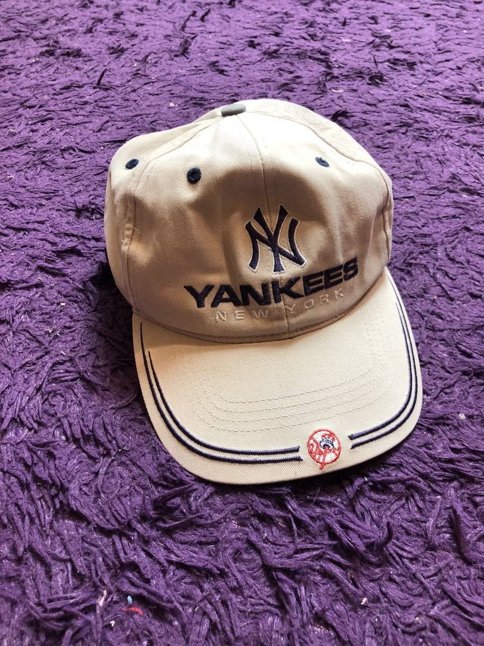 New York Yankees Vintage 00s New York Yankees Beanie Cap y2k Size ONE SIZE - 12 Thumbnail