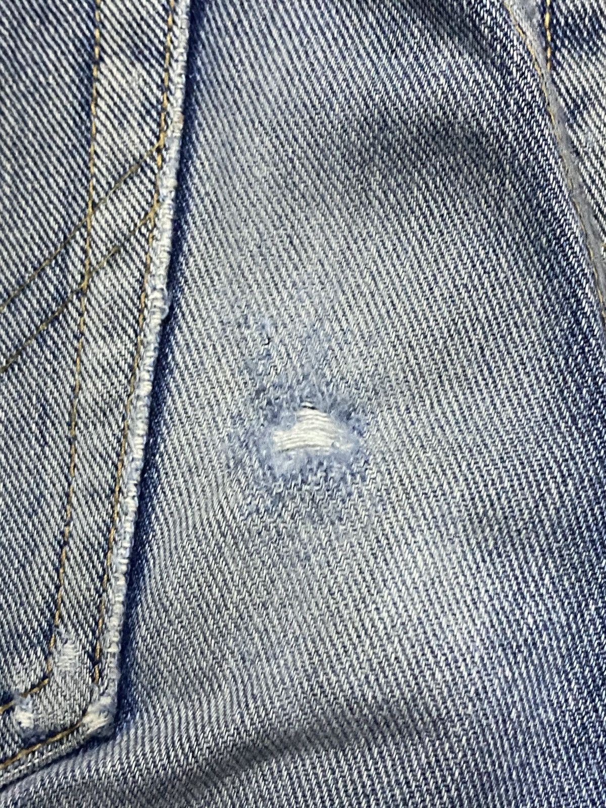 Japanese Brand Vintage Japanese Edwin 402Mud Wash Distressed Jeans Size US 30 / EU 46 - 10 Thumbnail