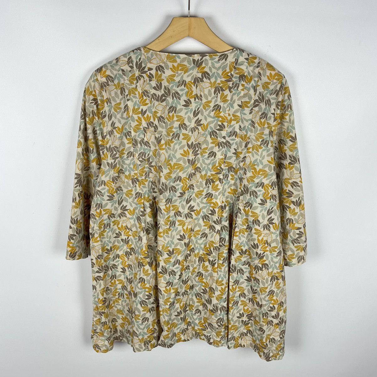 Gudrun Sjoden Floral Ladies Blouse Shirt size M