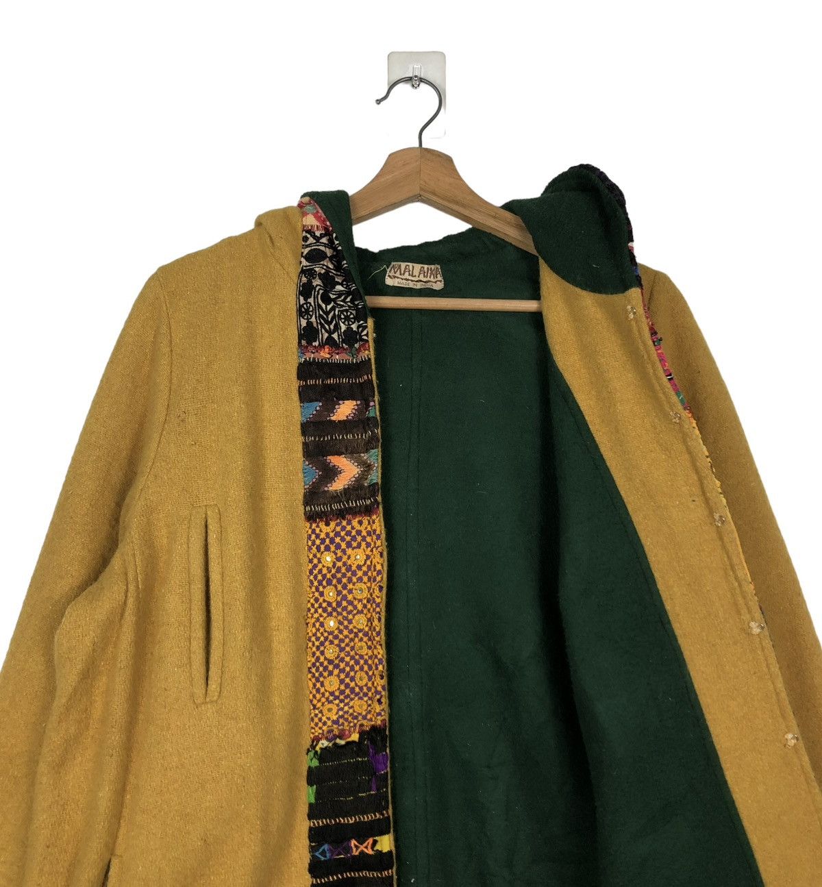 Japanese Brand 🔥VINTAGE TRADITIONAL JACKET NAVAJO NATIVE MALAIKA KAPITAL Size US M / EU 48-50 / 2 - 14 Thumbnail