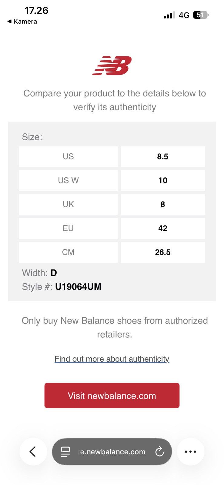 New Balance New Balance 1906U Size US 8.5 / EU 41-42 - 9 Thumbnail