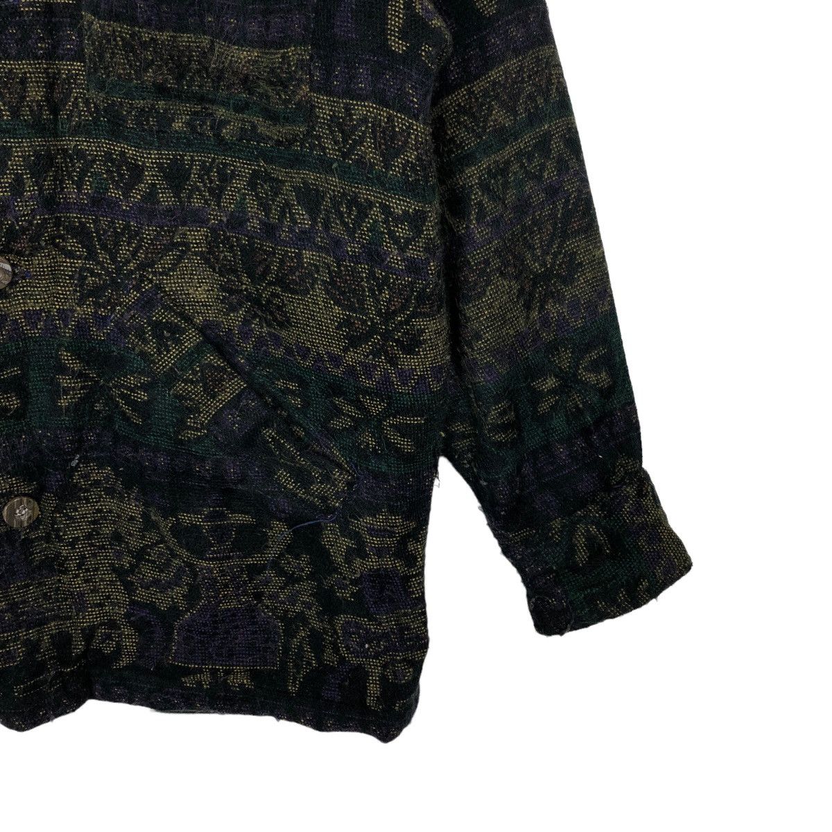 Japanese Brand 🔥90’s Navajo Aztec Hikory Chore Jacket Jungle Storm Size US M / EU 48-50 / 2 - 5 Thumbnail