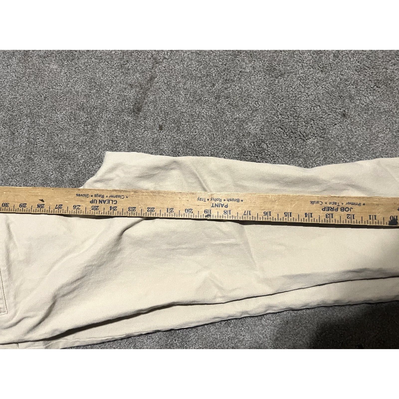 Old Navy Old Navy Pants Women Size 6 Beige Pockets Ankle Slim Cotton Blend Flat Front Regular Front Type: Pants Size 28" / US 6 / IT 42 - 7 Thumbnail