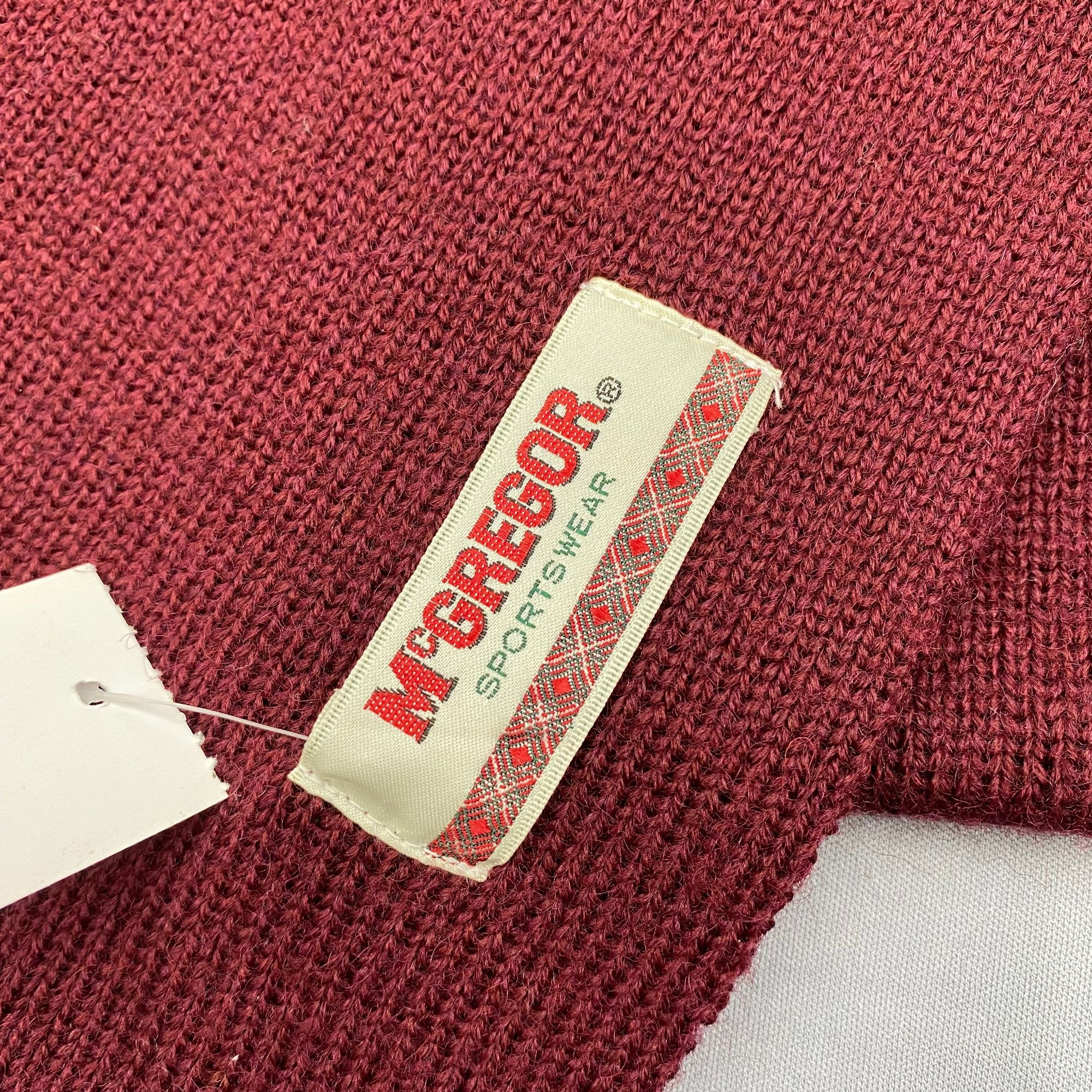 McGregor Vintage McGregor Scarf Muffler Wool Ribbed Knit Scarves Size ONE SIZE - 4 Thumbnail