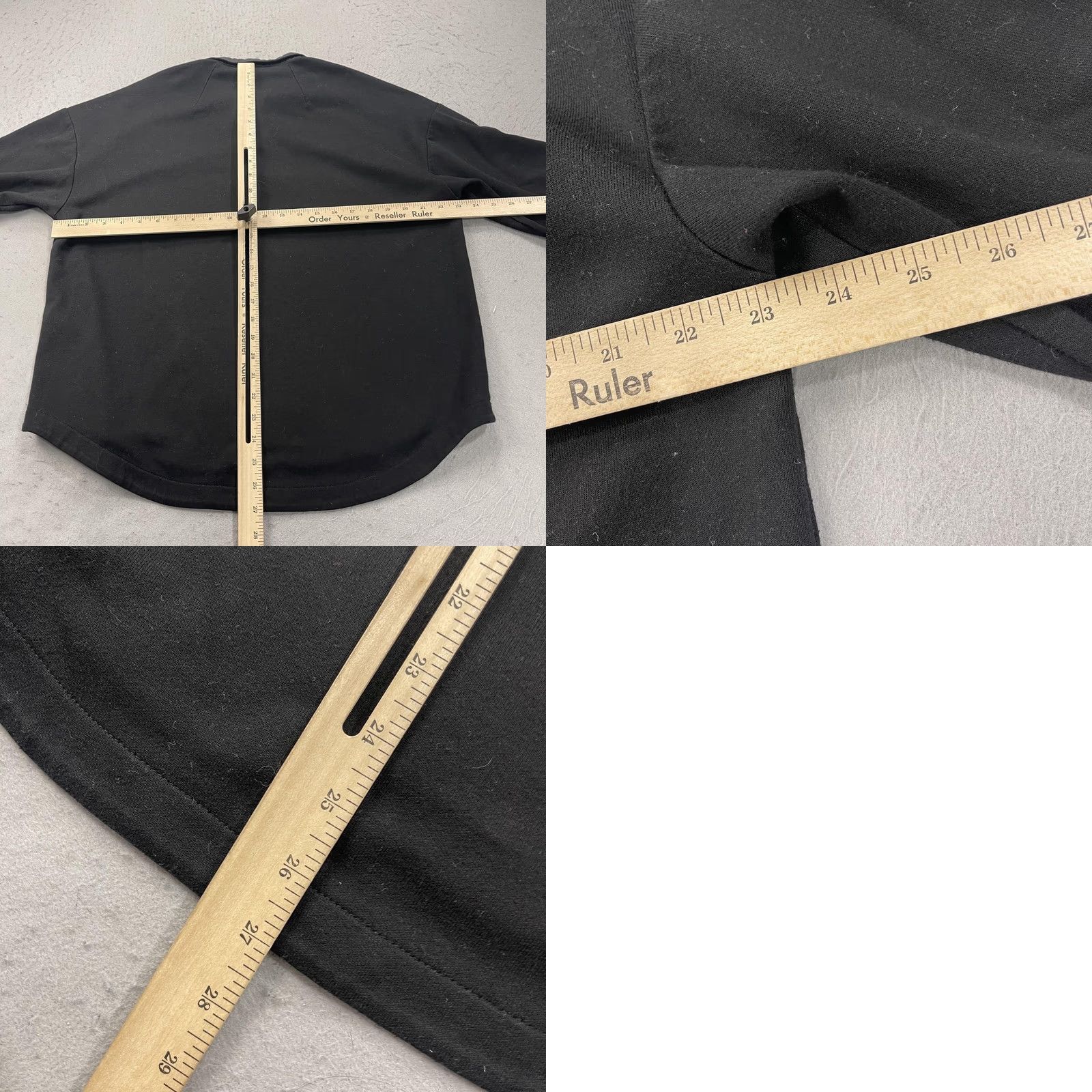 Rag & Bone Rag & Bone Polo Shirt Womens Medium Black Long Sleeve Cotton Jersey Casual Size M / US 6-8 / IT 42-44 - 8 Thumbnail