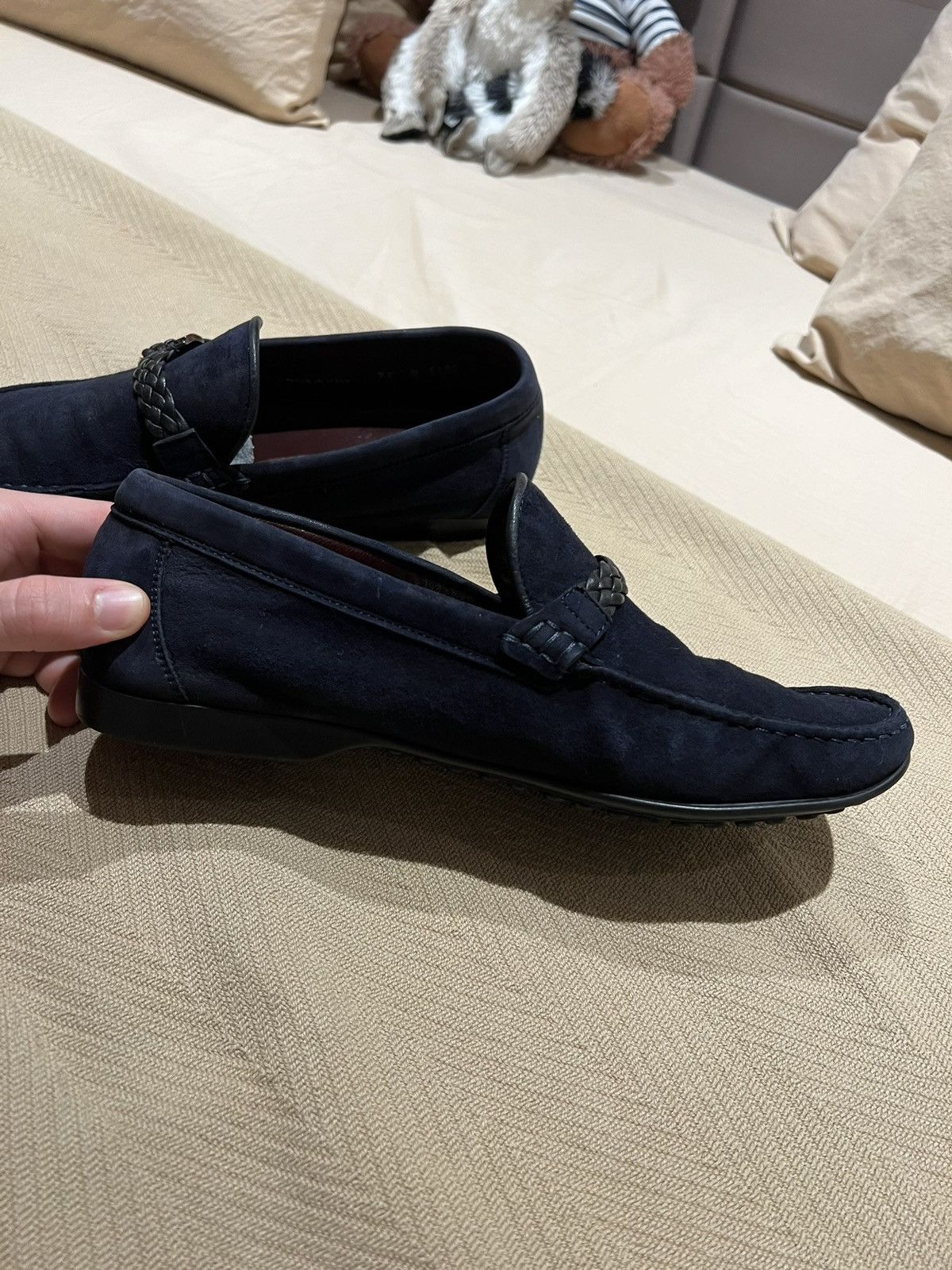 Valentino Valentino Suede Loafers Size US 7.5 / EU 40-41 - 13 Thumbnail