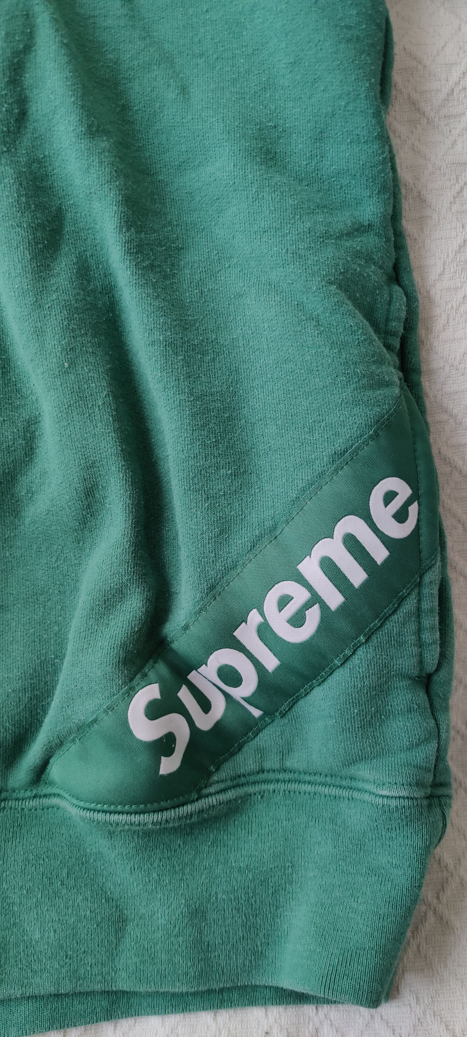 Supreme Supreme Corner Label Hooded Sweatshirt in Light Pine Size US XL / EU 56 / 4 - 5 Thumbnail