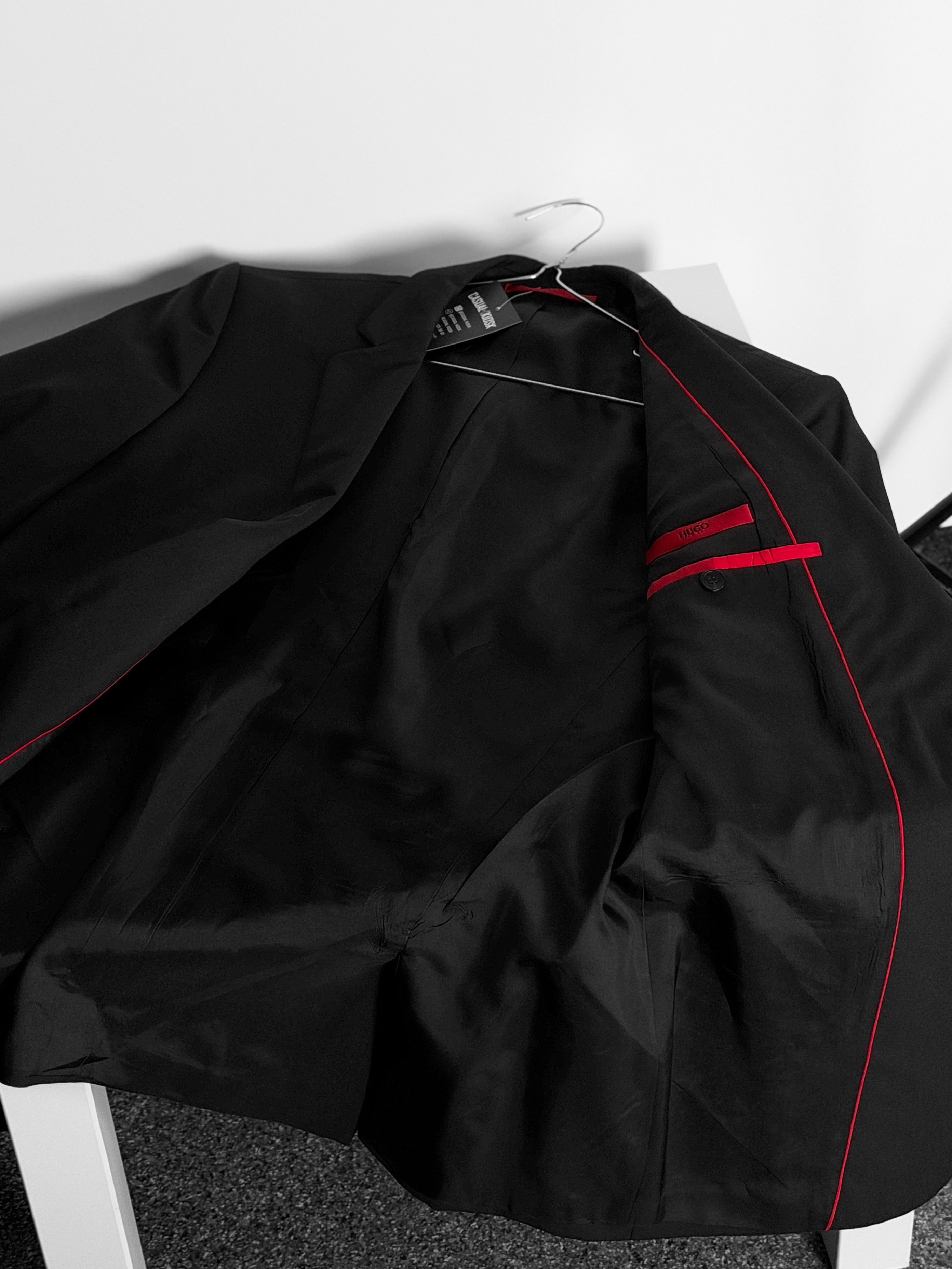 Hugo Boss HUGO BOSS Red Label Black Suit Jacket Blazer Size 38R - 8 Thumbnail
