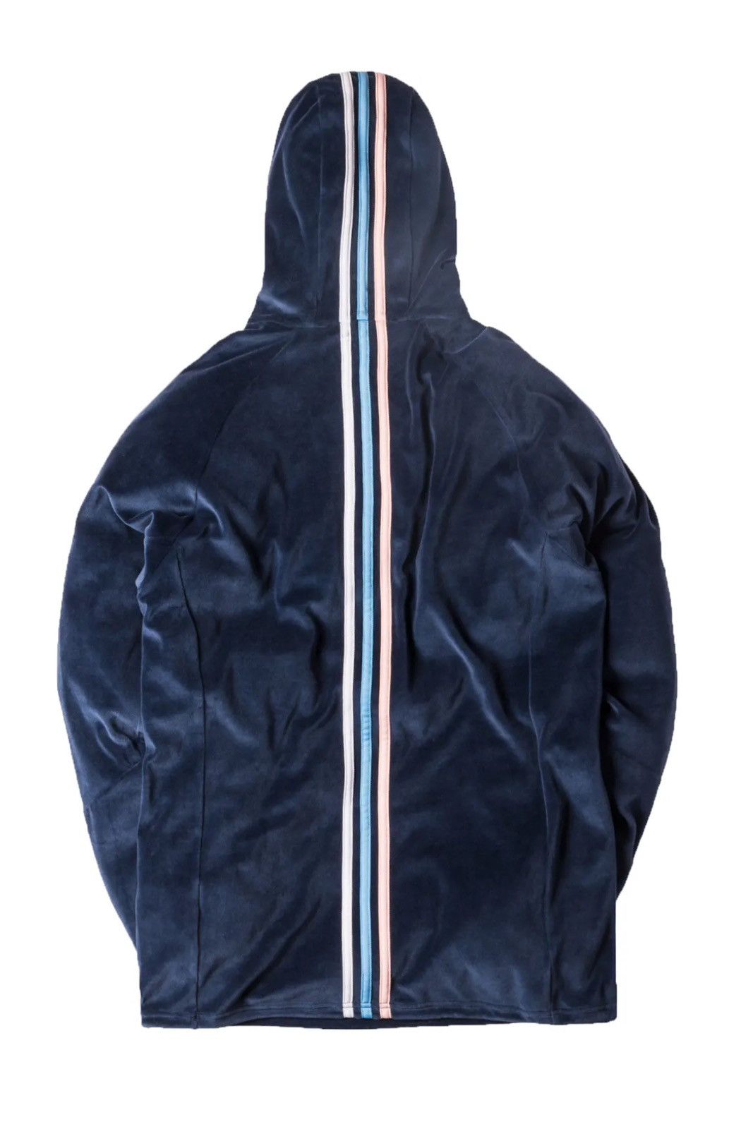 Adidas × Kith Kith x Adidas Soccer Flamingos Velour Half Zip Hoodie Navy L Size US L / EU 52-54 / 3 - 2 Thumbnail