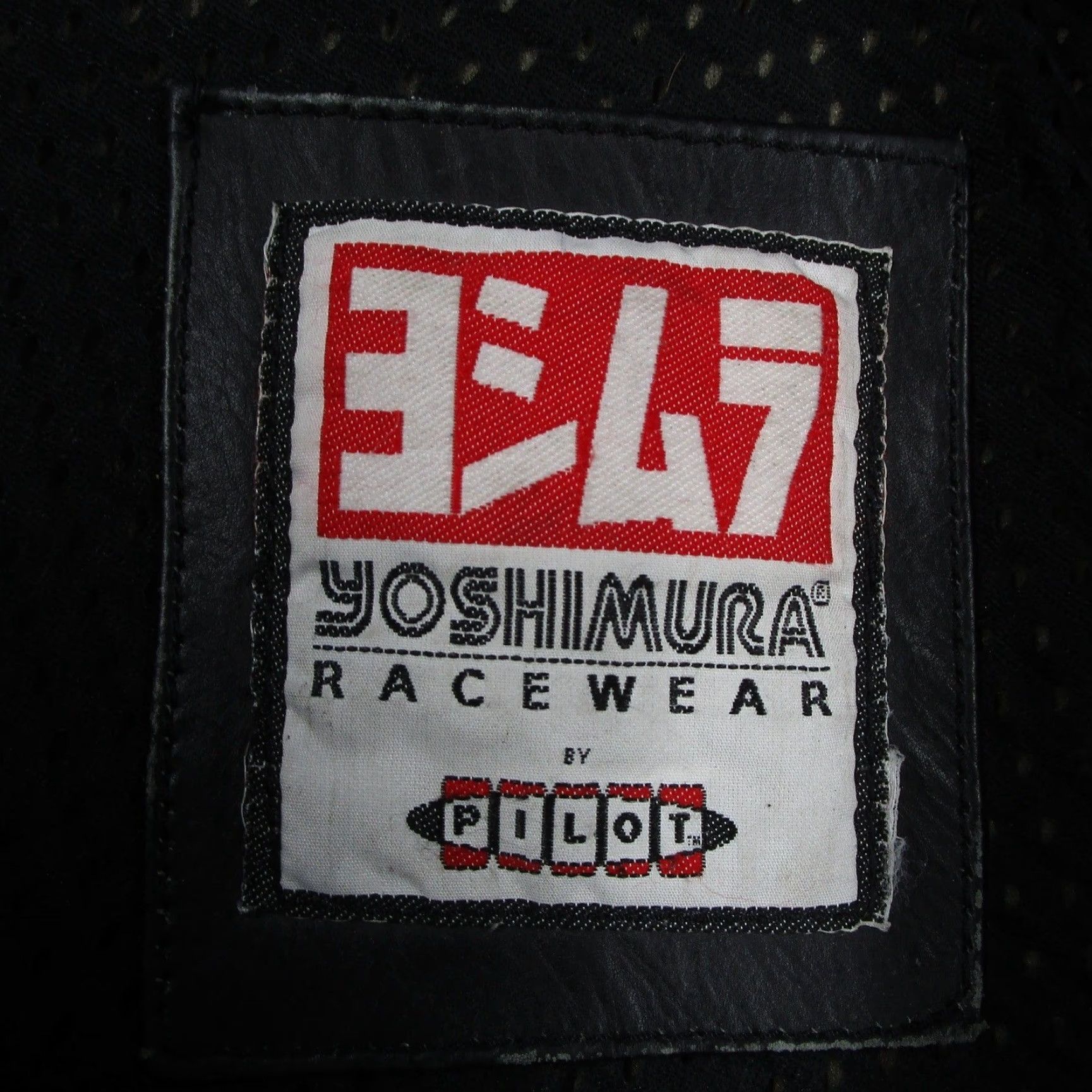 Vintage Yoshimura Racewear by Pilot Motorcycle Jacket Mens Leather Racing Suit Blue White 48 Size 48R - 3 Thumbnail
