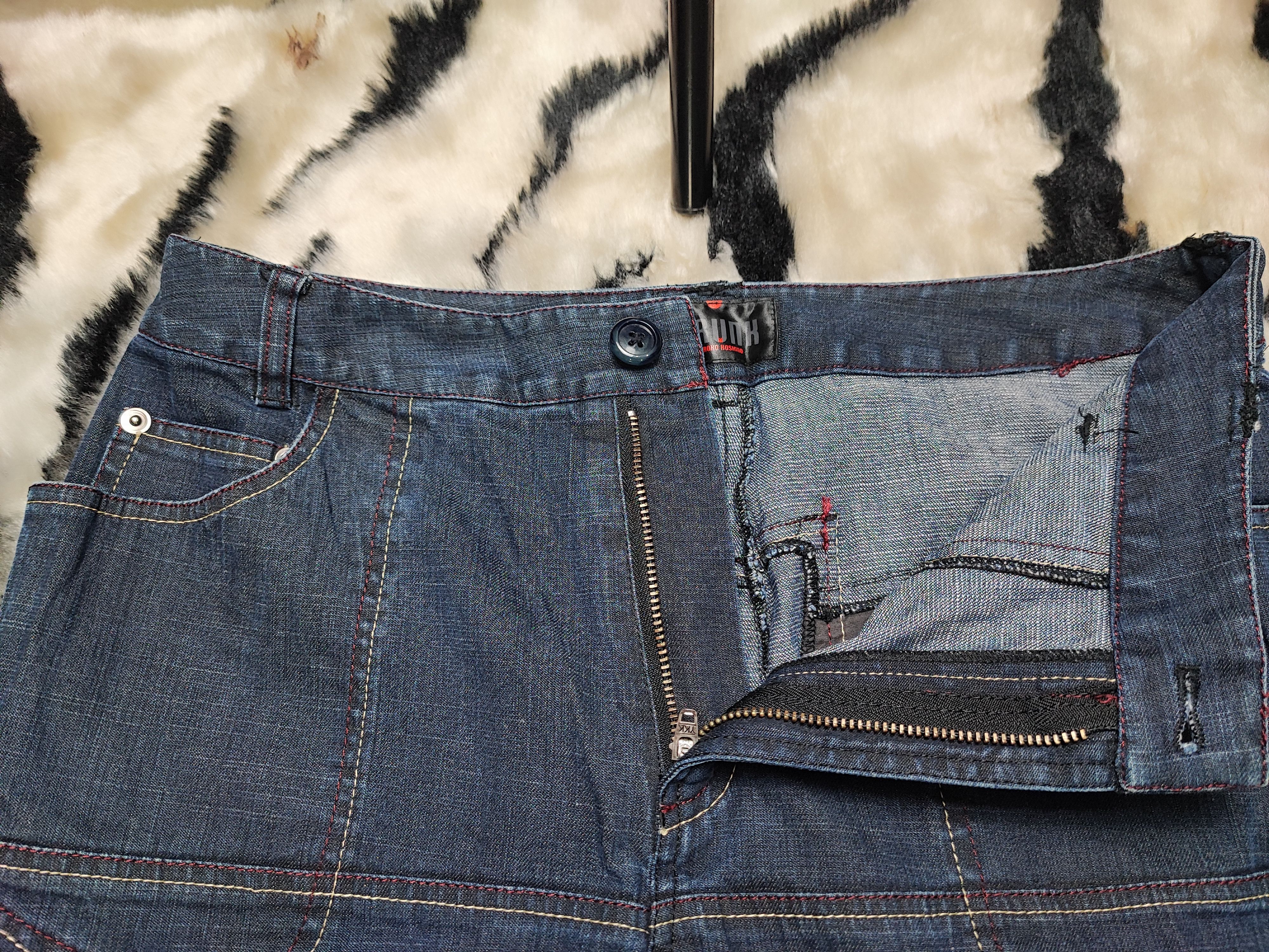 Number (N)ine Vintage Eagle Embroidery Baggy Loose Bootcut Wide Leg Size US 28 / EU 44 - 14 Thumbnail