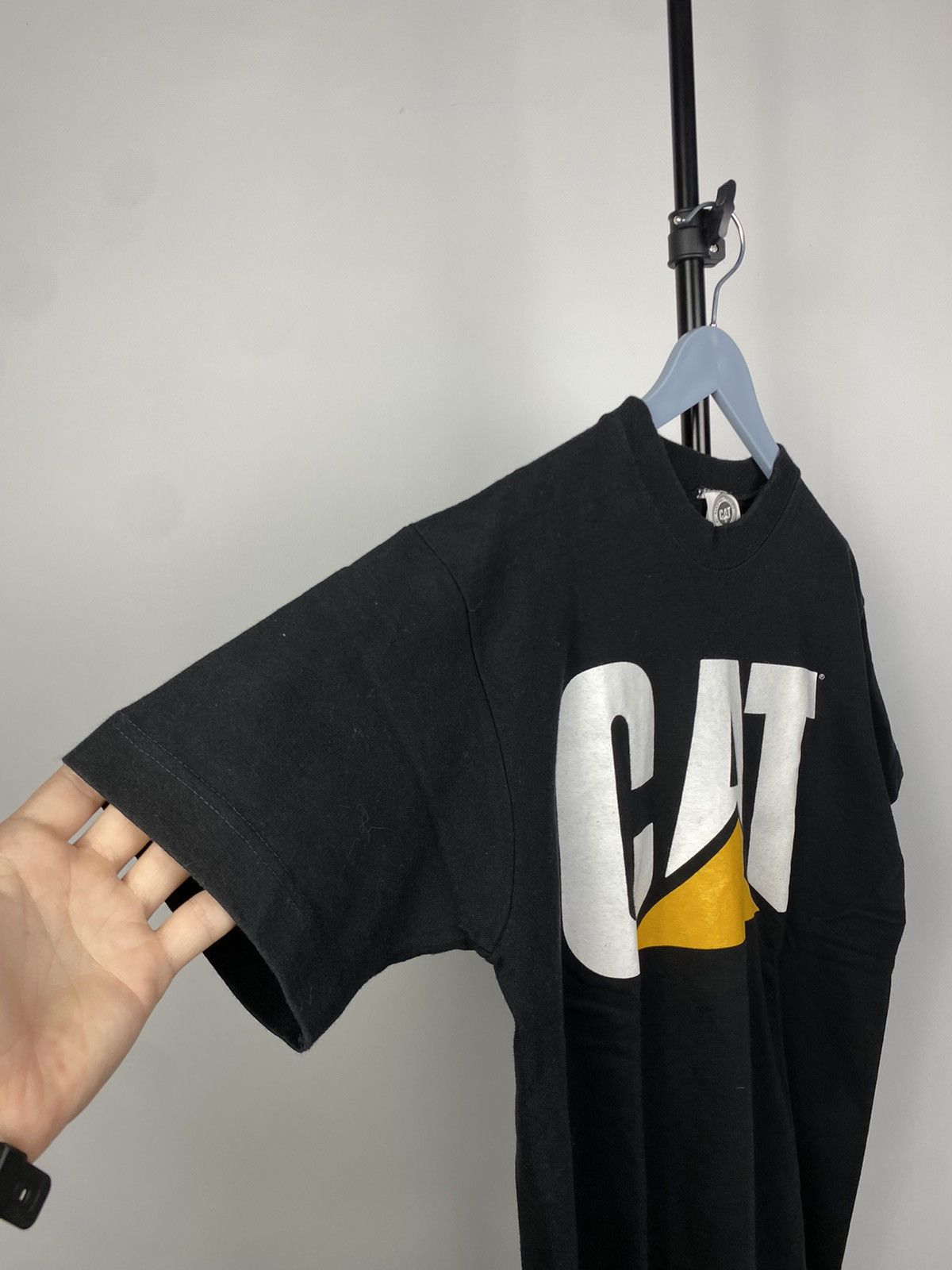 Vintage Vintage 90's Caterpillar CAT Big Logo USA Tee Shirt Size US M / EU 48-50 / 2 - 4 Thumbnail