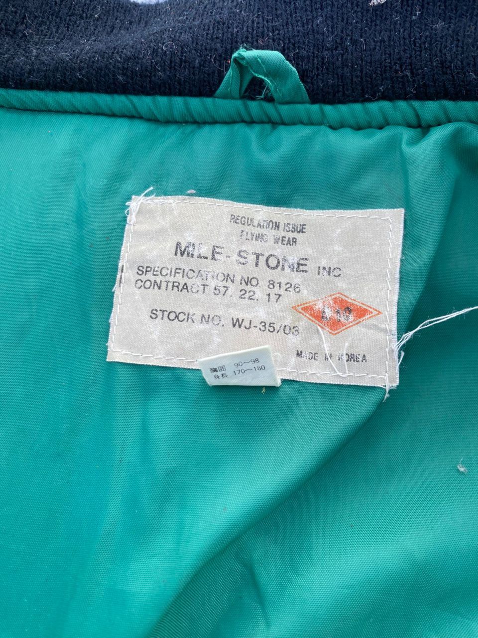 Vintage Vintage Mile Stone Bombers Jacket Size US L / EU 52-54 / 3 - 8 Thumbnail