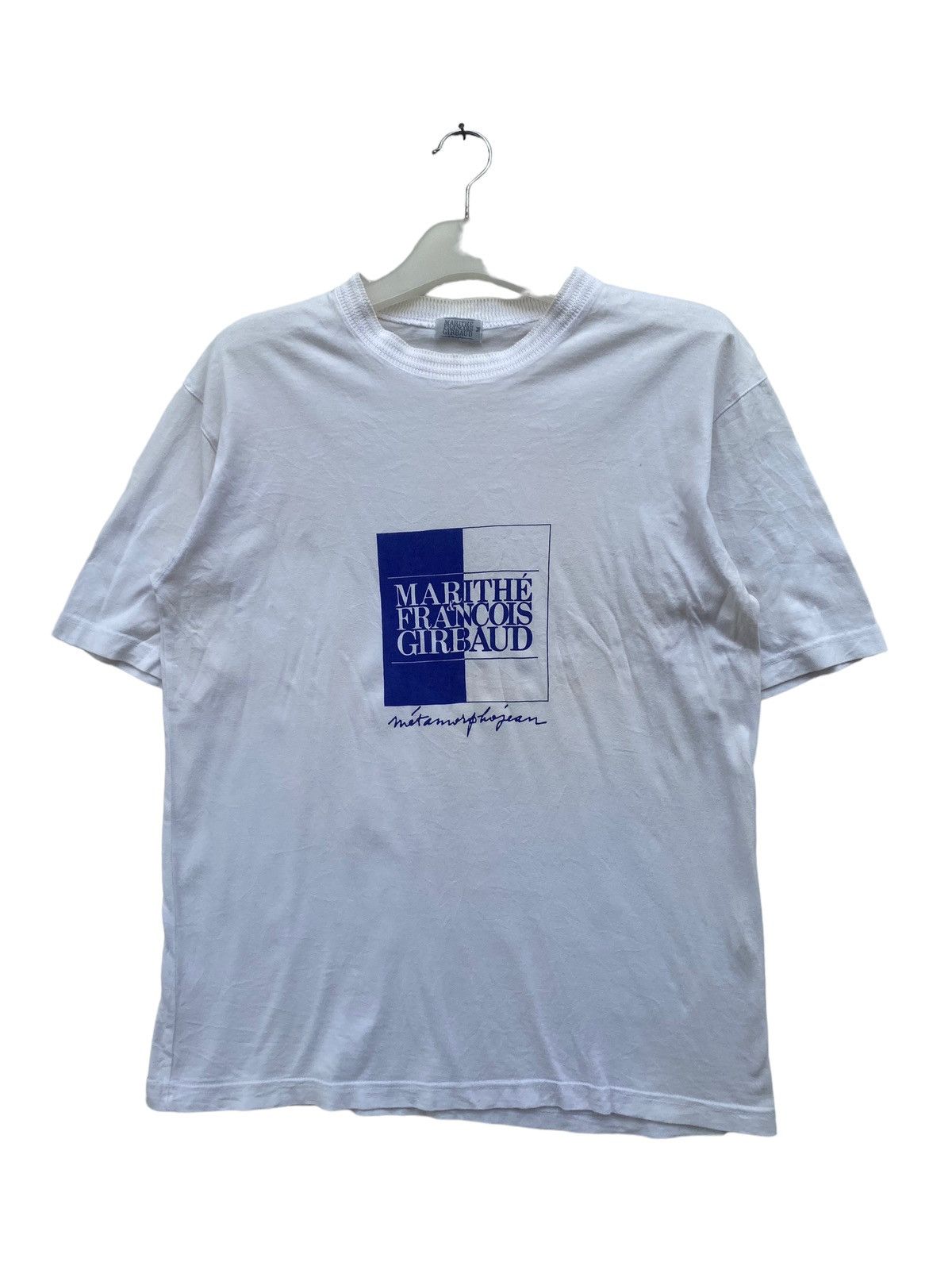 Marithe + Francois Girbaud Vintage Marithe Francois Girbaud Spellout Tees Size US M / EU 48-50 / 2 - 1 Thumbnail