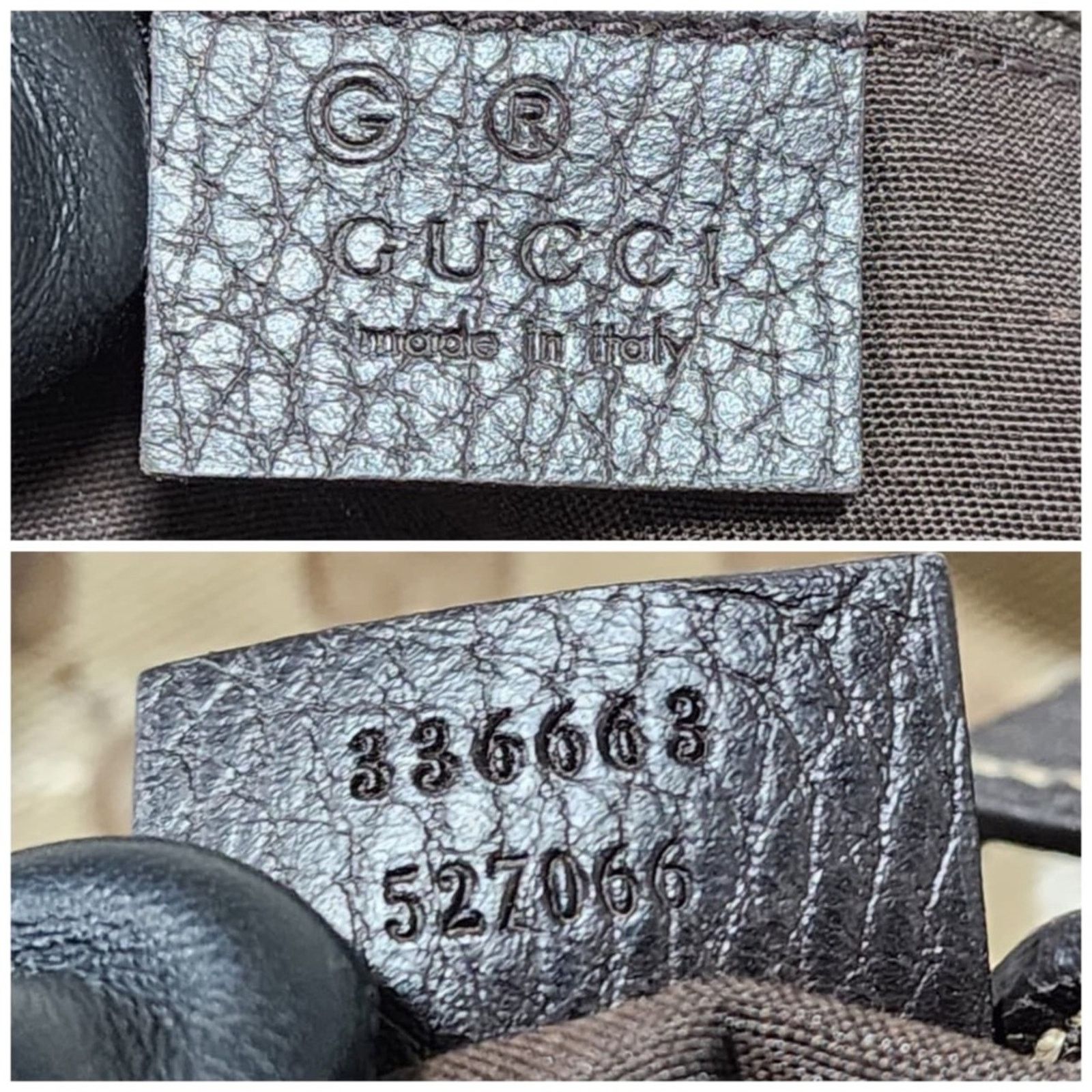 Gucci Authentic Gucci GG Canvas/Leather Belt Tote Bag Brown/Beige Size ONE SIZE - 2 Thumbnail