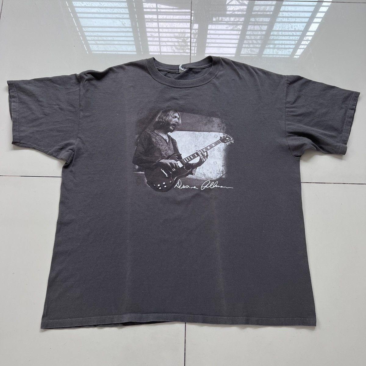 Band Tees × Vintage Vintage Y2K Duane Allman Promo Tee Allman Brothers Band 3XL Size US XXL / EU 58 / 5 - 2 Thumbnail