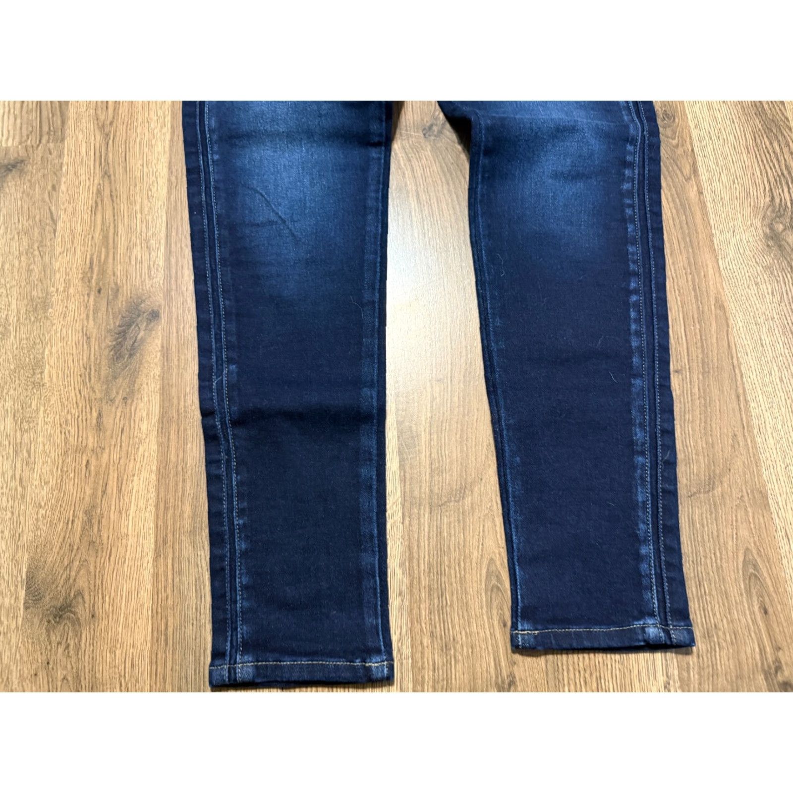 Vintage KanCan Jeans Women's 28 Blue Denim Mid Rise Skinny Dark Wash Jeans 5-Pocket Regular Stretch Size 28" / US 6 / IT 42 - 3 Thumbnail