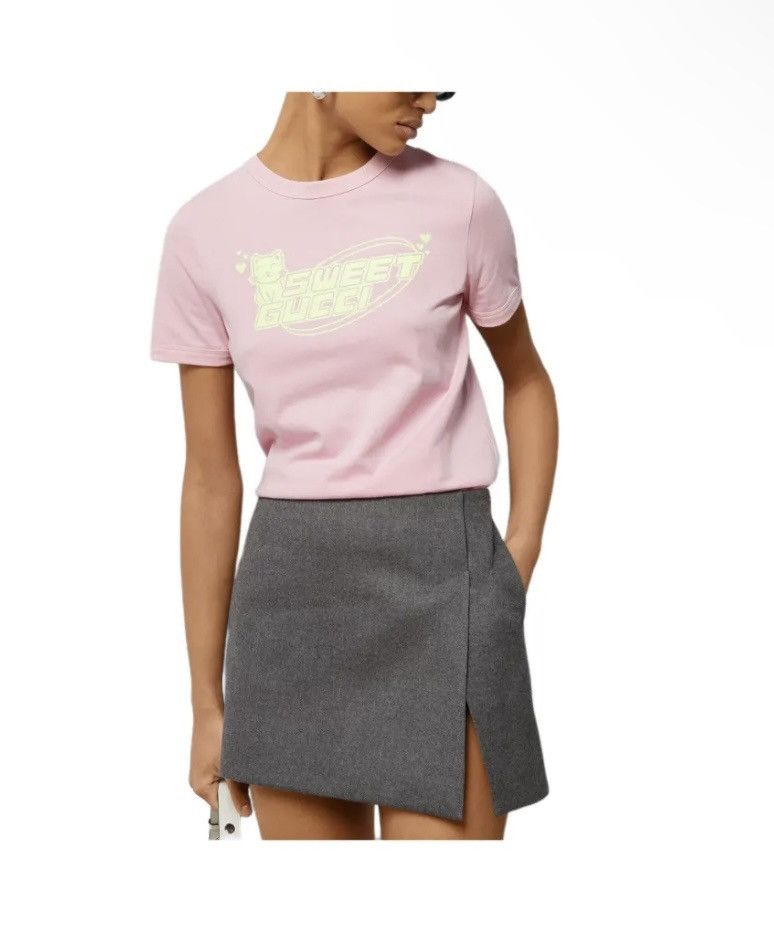 Gucci Gucci Sweet Gucci Cotton Jersey T-shirt size S Size S / US 4 / IT 40 - 3 Thumbnail