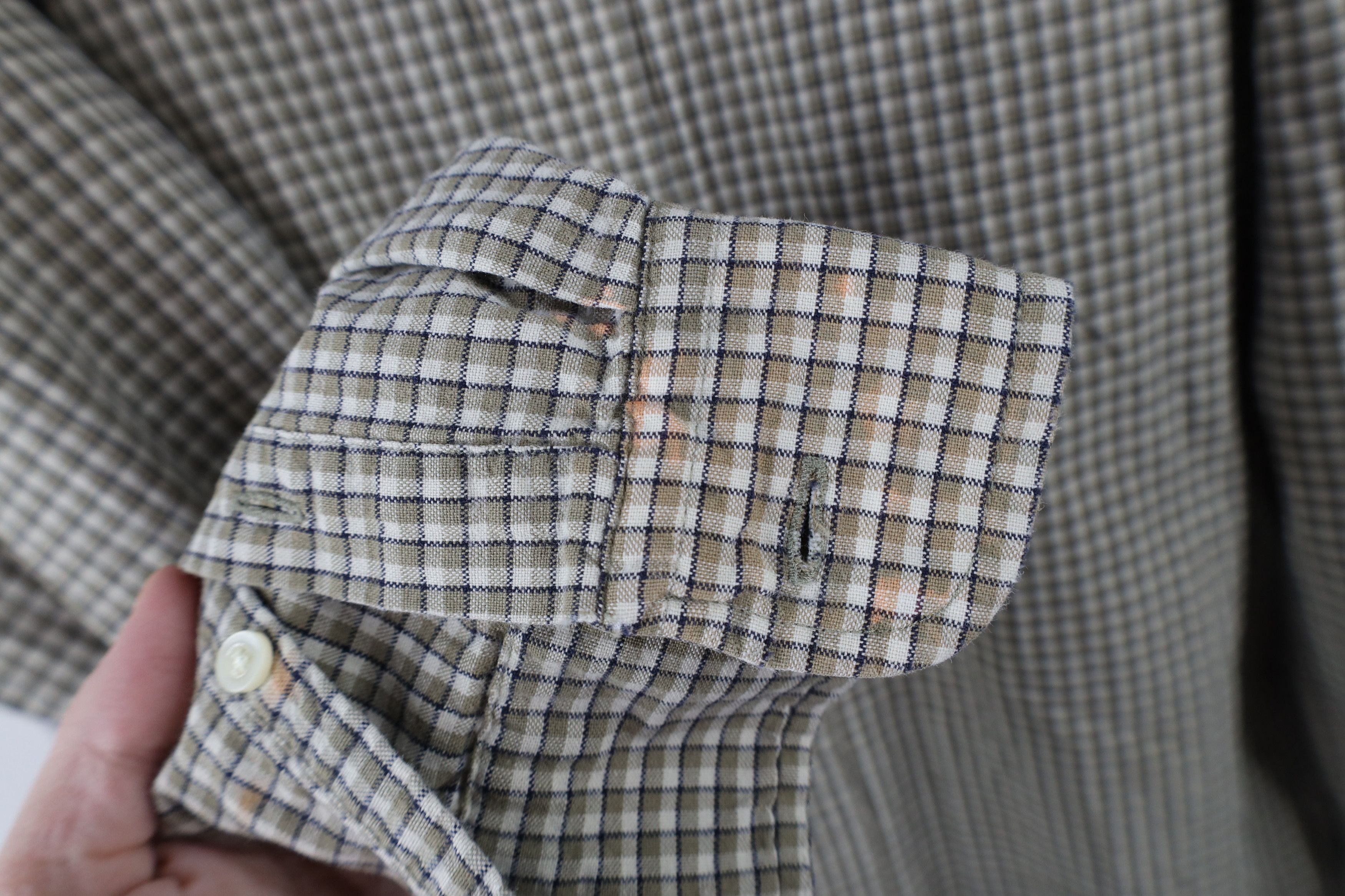 J.Crew × Vintage Vintage 90s J Crew Collared Button Down Shirt Plaid Cotton Size US L / EU 52-54 / 3 - 4 Thumbnail