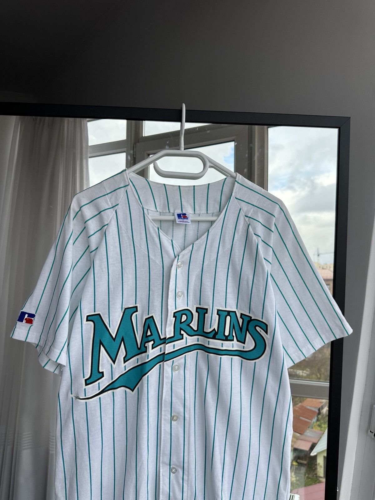 Russell Athletic Vintage Russell Athletic Florida Marlins MLB Baseball Jersey Size US L / EU 52-54 / 3 - 2 Thumbnail