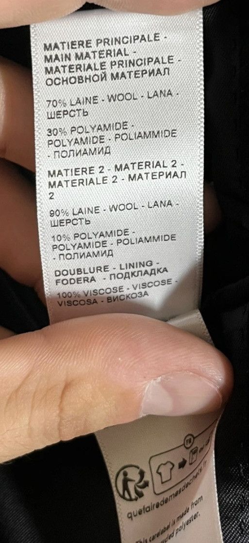 Lanvin Rare runway Lanvin coat in espresso/black bi-material Size US L / EU 52-54 / 3 - 7 Thumbnail