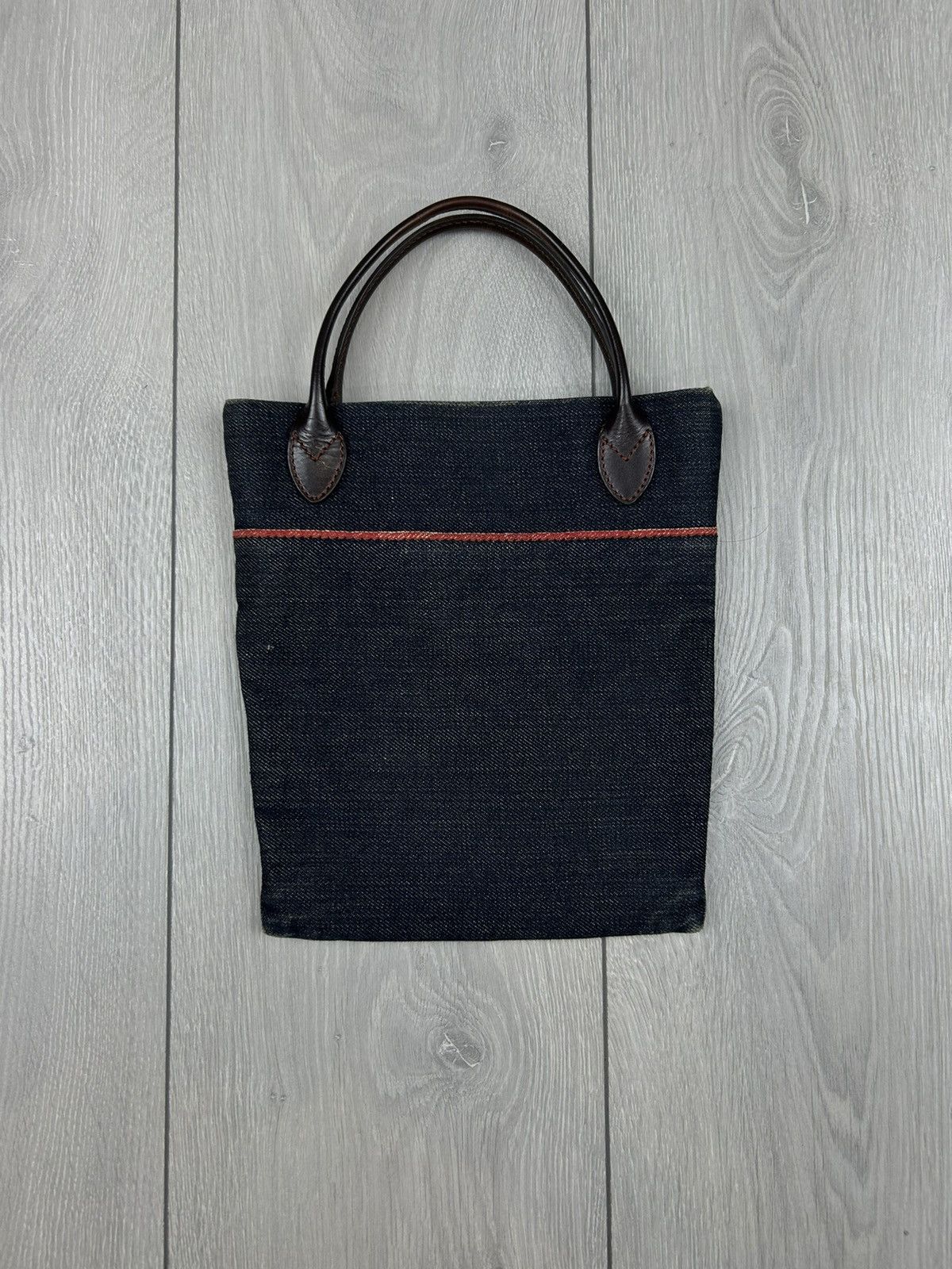 Evisu × Vintage Evisu Vintage denim handle bag Size ONE SIZE - 3 Thumbnail