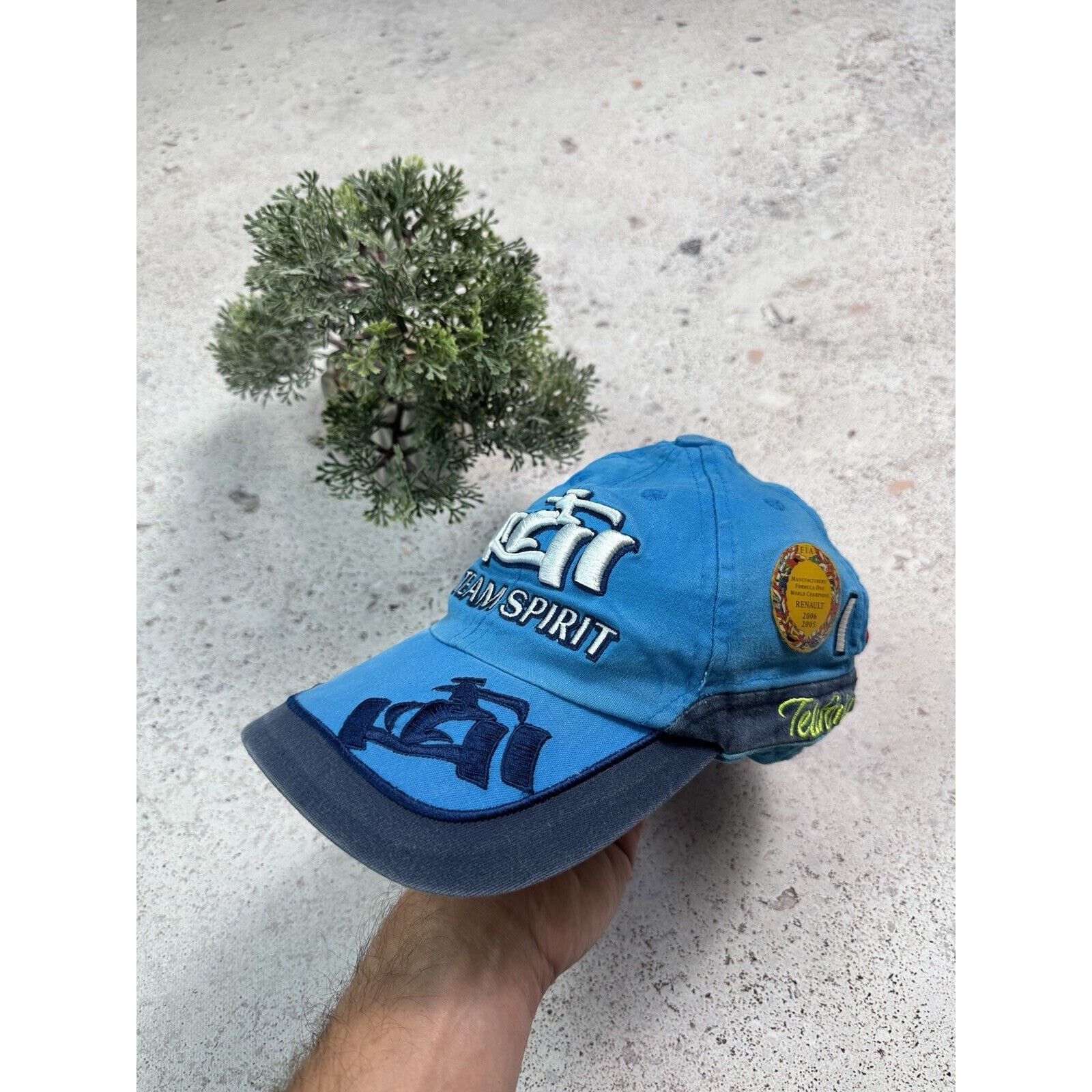 Other Vintage Team Spirit Formula Uno Renault Cap One Size Blue Size ONE SIZE - 2 Thumbnail