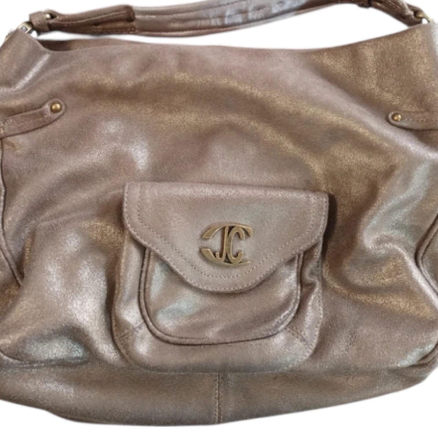 Roberto Cavalli The Cavalli Big Leather Shoulder Bag Size ONE SIZE - 3 Thumbnail