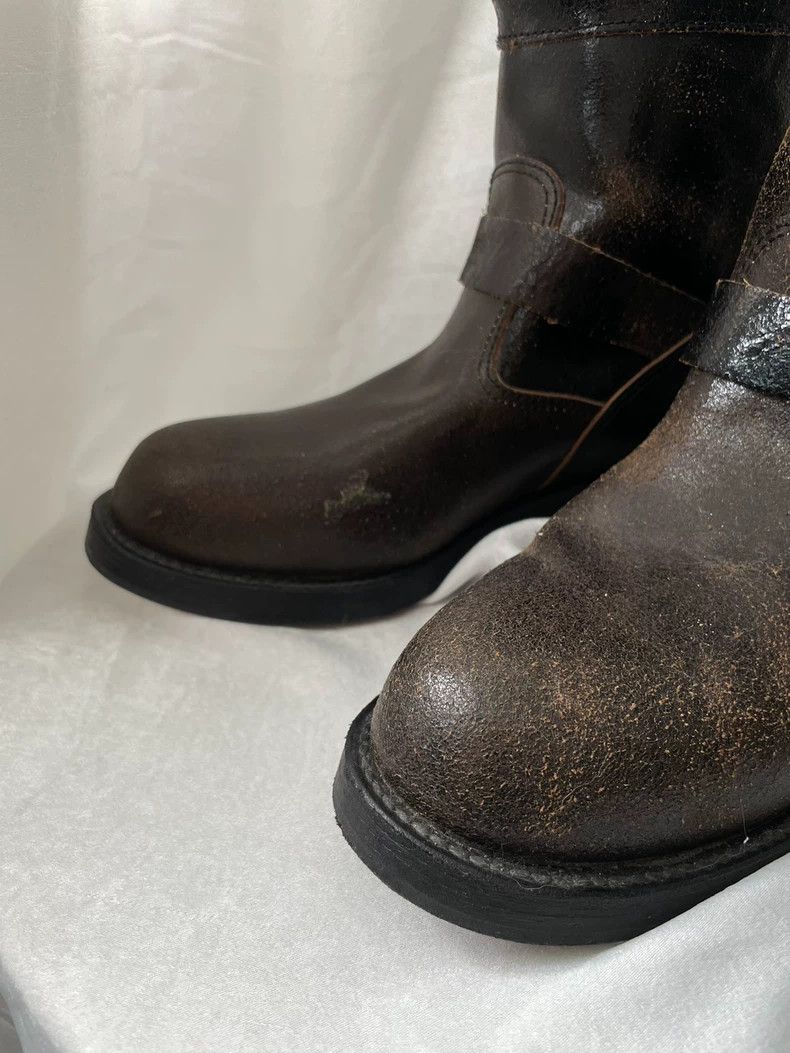 Junya Watanabe Junya Watanabe Medieval women's brown leather engineer boot Size US 7.5 / IT 37.5 - 3 Thumbnail