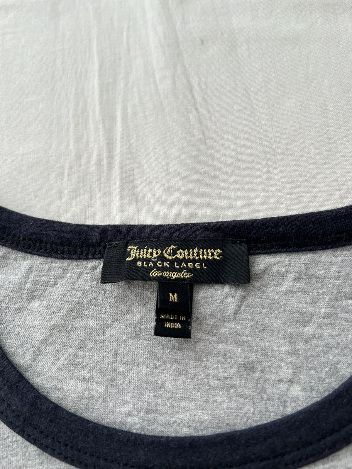 Juicy Couture Juicy Couture Black Label Women Gray T-shirt Size M / US 6-8 / IT 42-44 - 9 Thumbnail