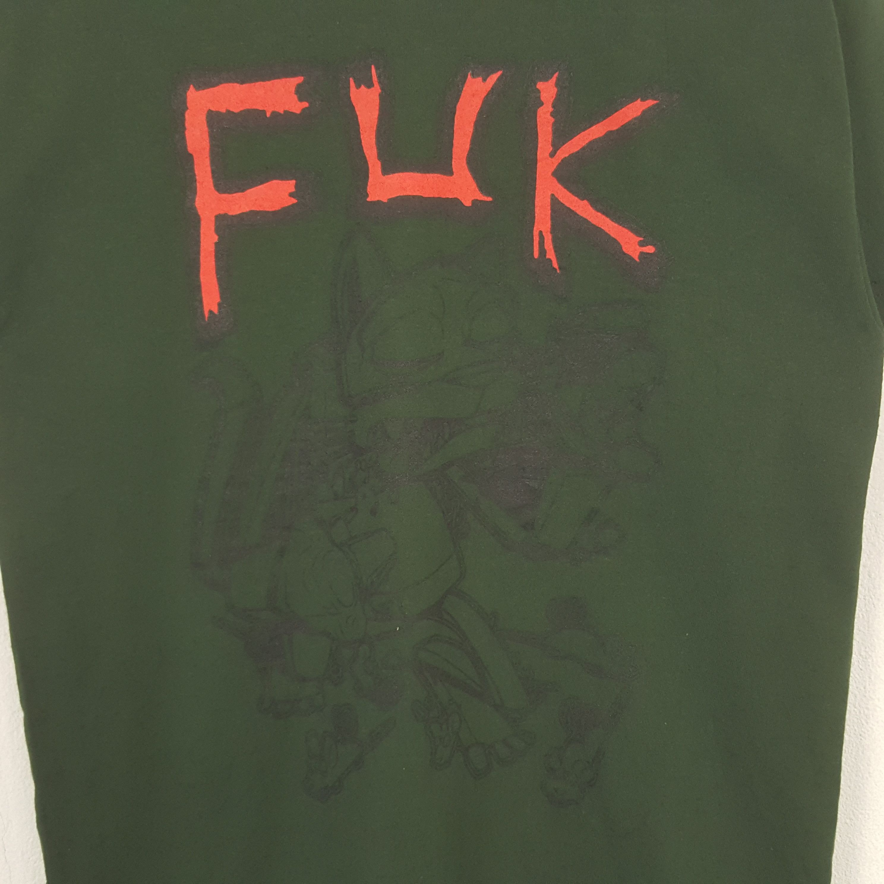 Band Tees Vinatge Fuk British Punk Rock Band Tshirt RR3 Size US M / EU 48-50 / 2 - 2 Thumbnail