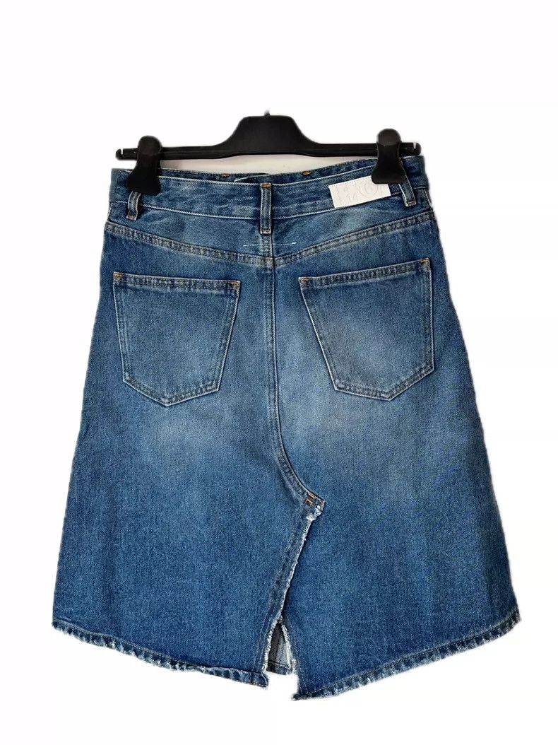 Maison Margiela Maison Margiela Denim stitching structure short skirt Size 25" / US 0 / IT 36 - 2 Thumbnail