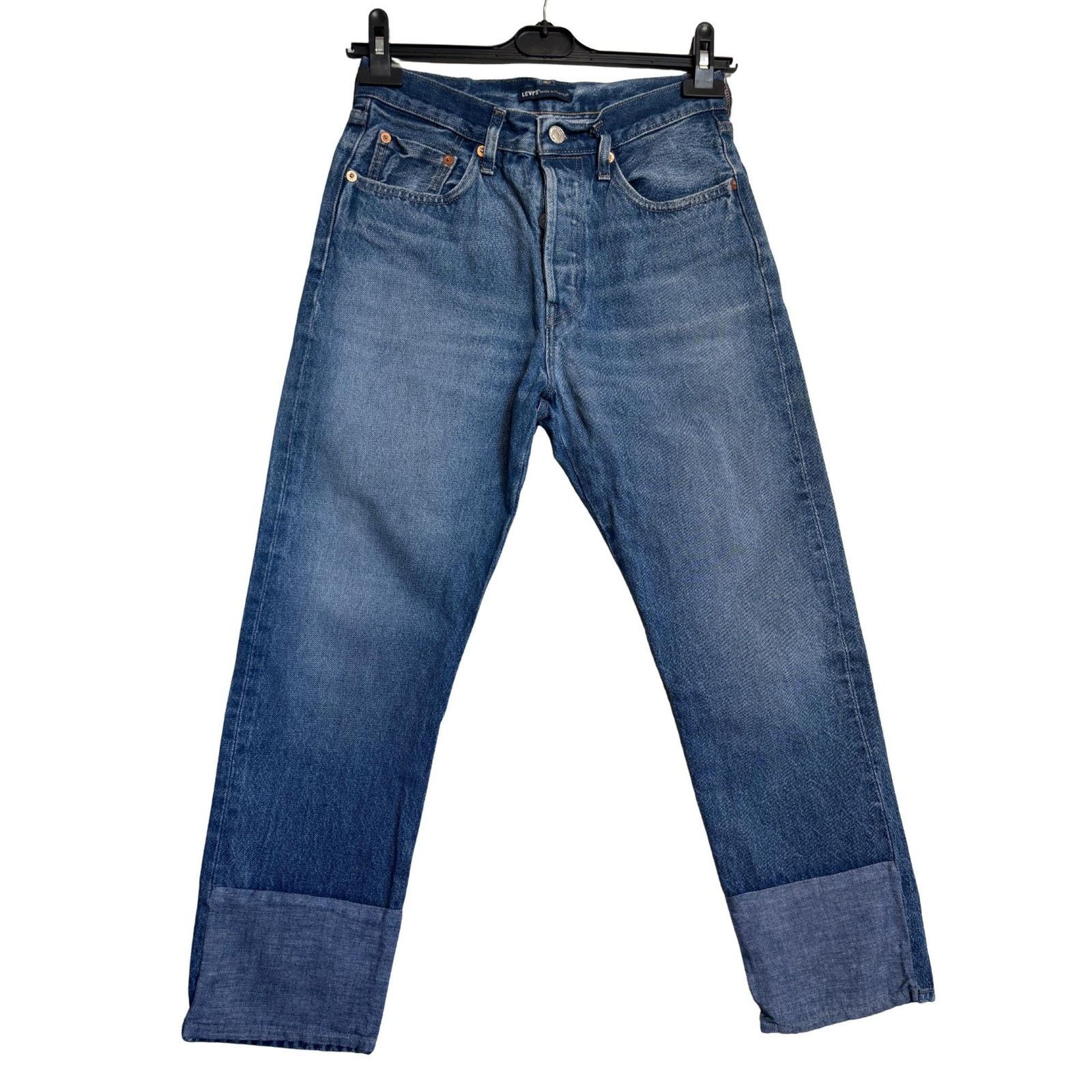 Levi's × Levi's Made & Crafted × Levi's Vintage Clothing Levi’s 501 Made & Crafted Blue Jeans Rare High Rise Tapered Size US 27 - 5 Thumbnail