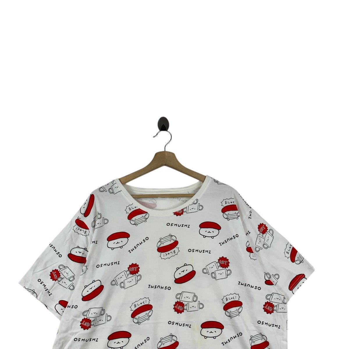 Yeti YABAICHAN YETI VACATIONS Line Characters AOP Tee Shirt Top Size 4XL / US 24-26 - 2 Thumbnail