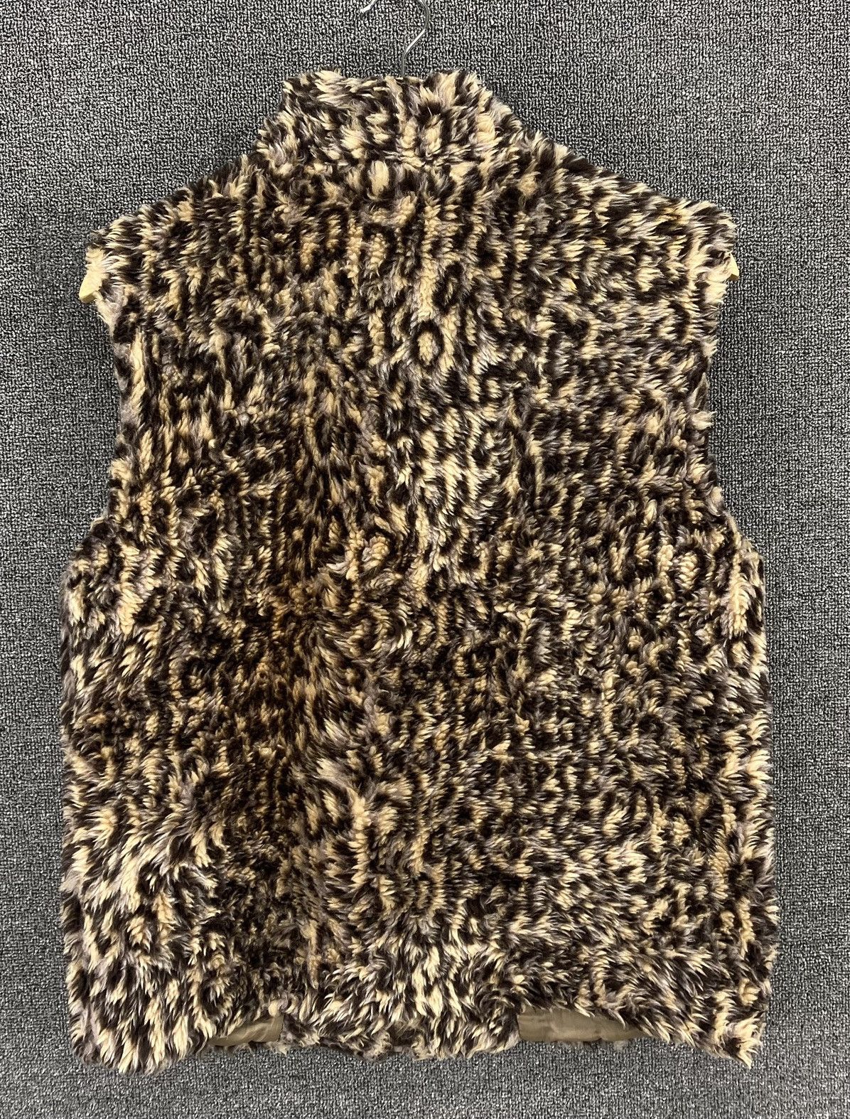 Japanese Brand Vintage Circulaire Leopard Style Faux Fur Vest Size M / US 6-8 / IT 42-44 - 10 Thumbnail