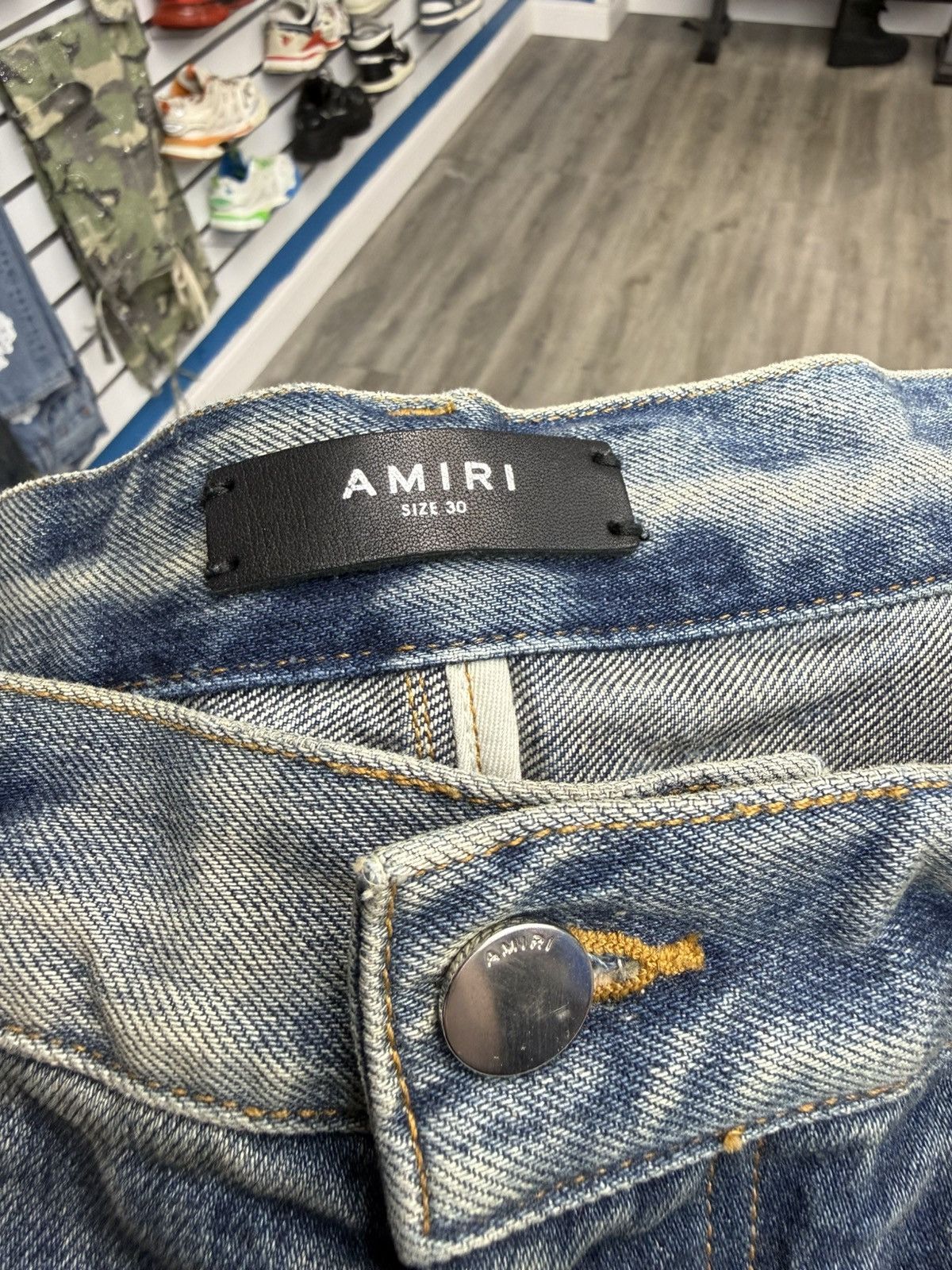 Amiri Amiri - Varsity Tiger Straight Leg Jeans Size US 30 / EU 46 - 5 Thumbnail