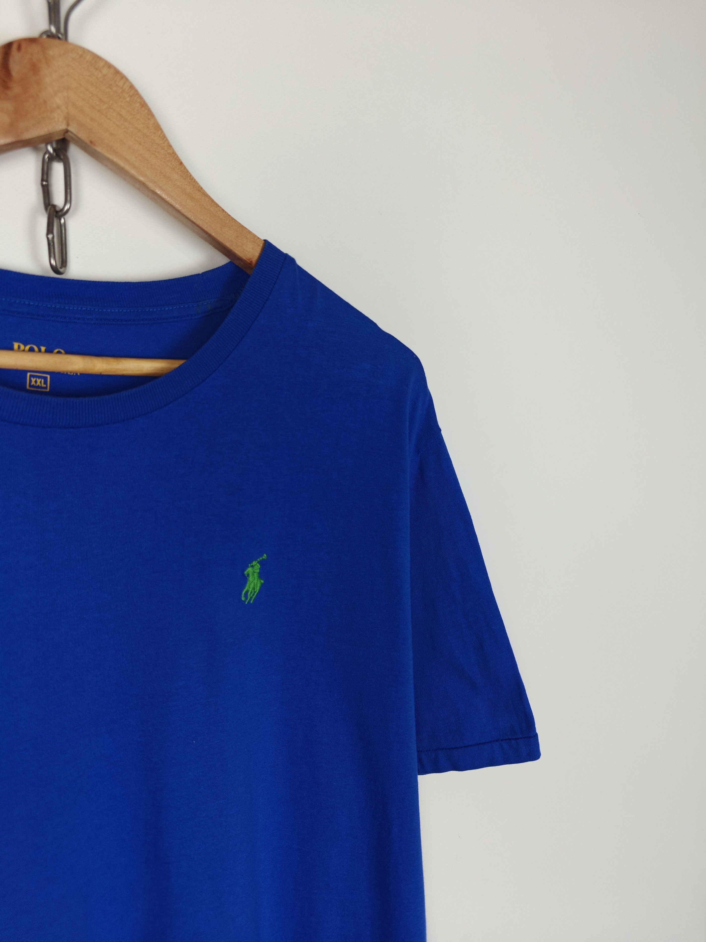 Polo Ralph Lauren Polo Ralph Lauren T-Shirt Small Logo Crewneck Blue XXL Size US XXL / EU 58 / 5 - 4 Thumbnail